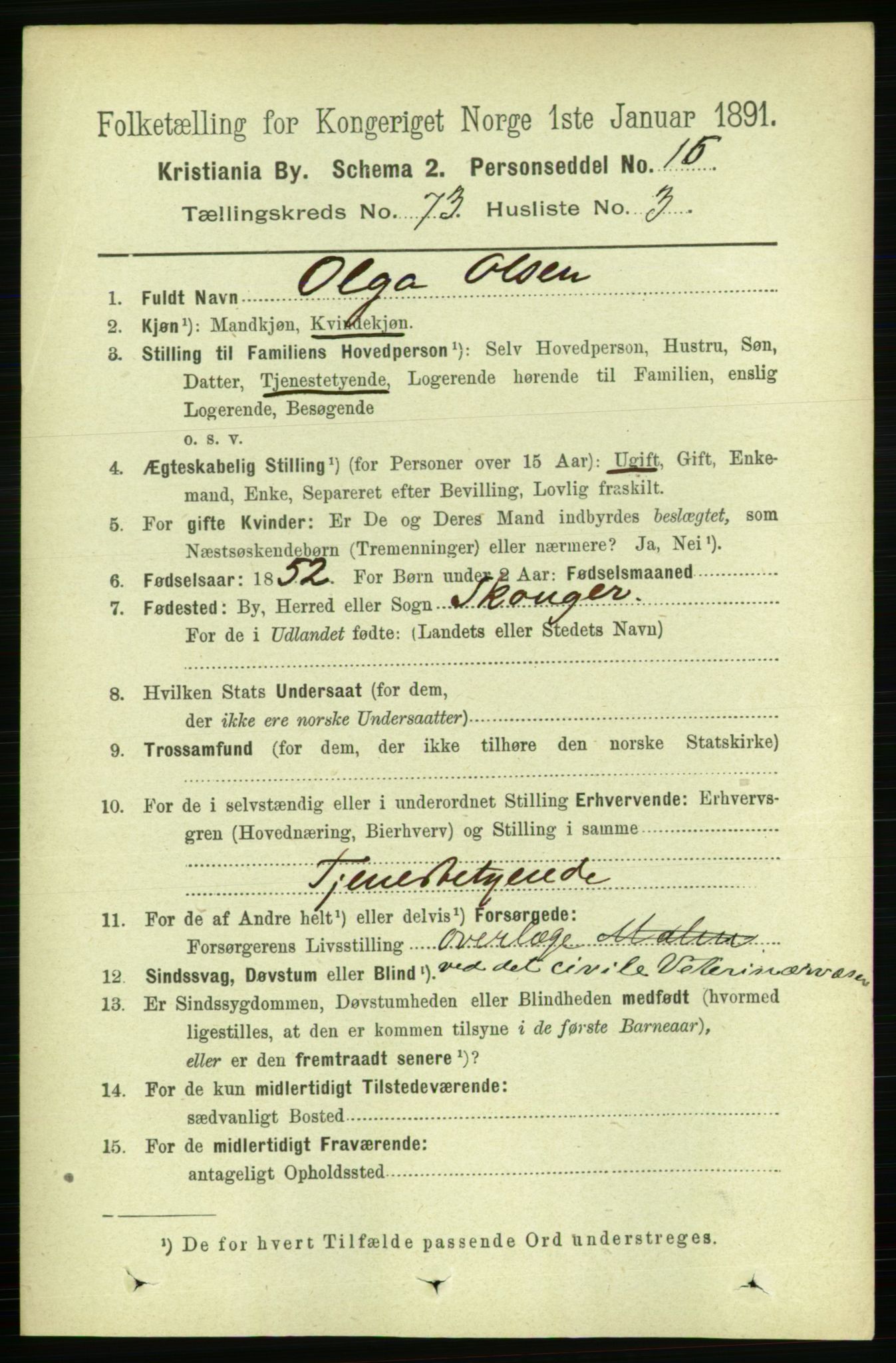 RA, 1891 census for 0301 Kristiania, 1891, p. 39470