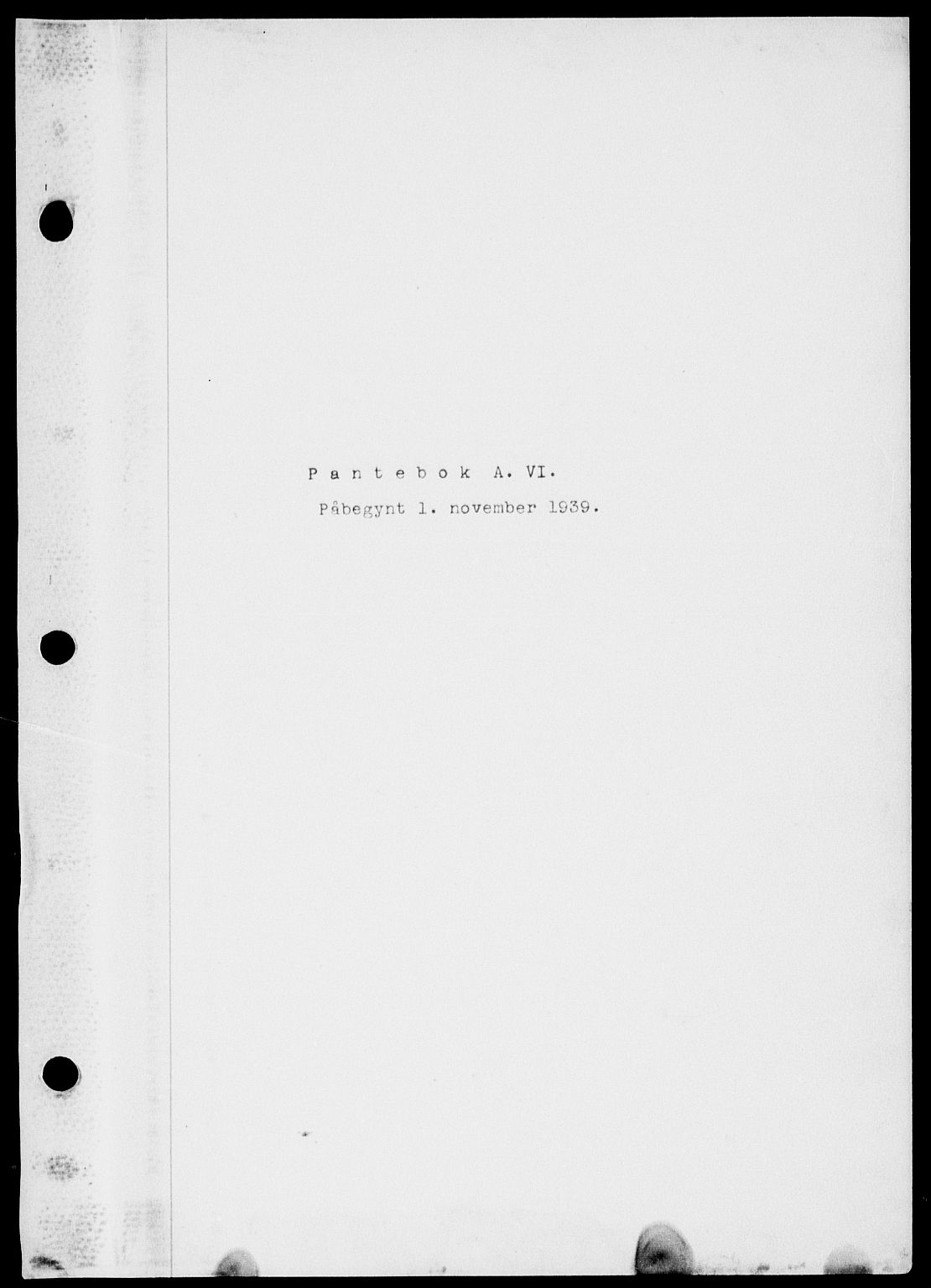 Onsøy sorenskriveri, SAO/A-10474/G/Ga/Gab/L0006: Mortgage book no. II A-6, 1939-1940