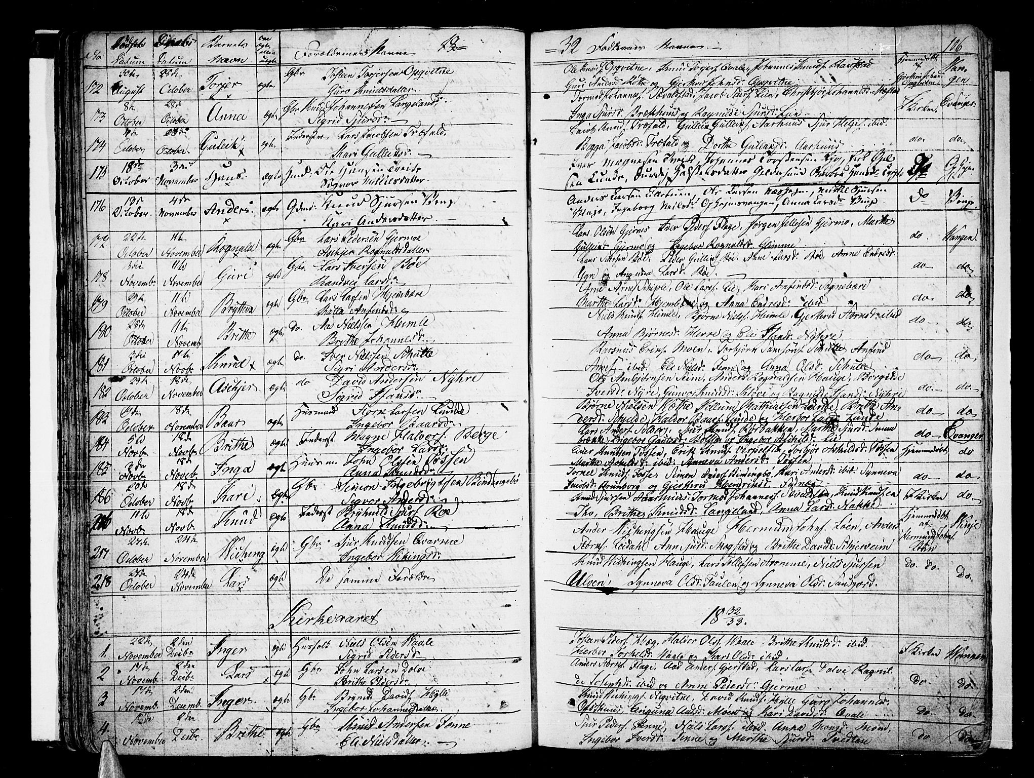 Voss sokneprestembete, AV/SAB-A-79001/H/Haa: Parish register (official) no. A 12, 1823-1837, p. 106