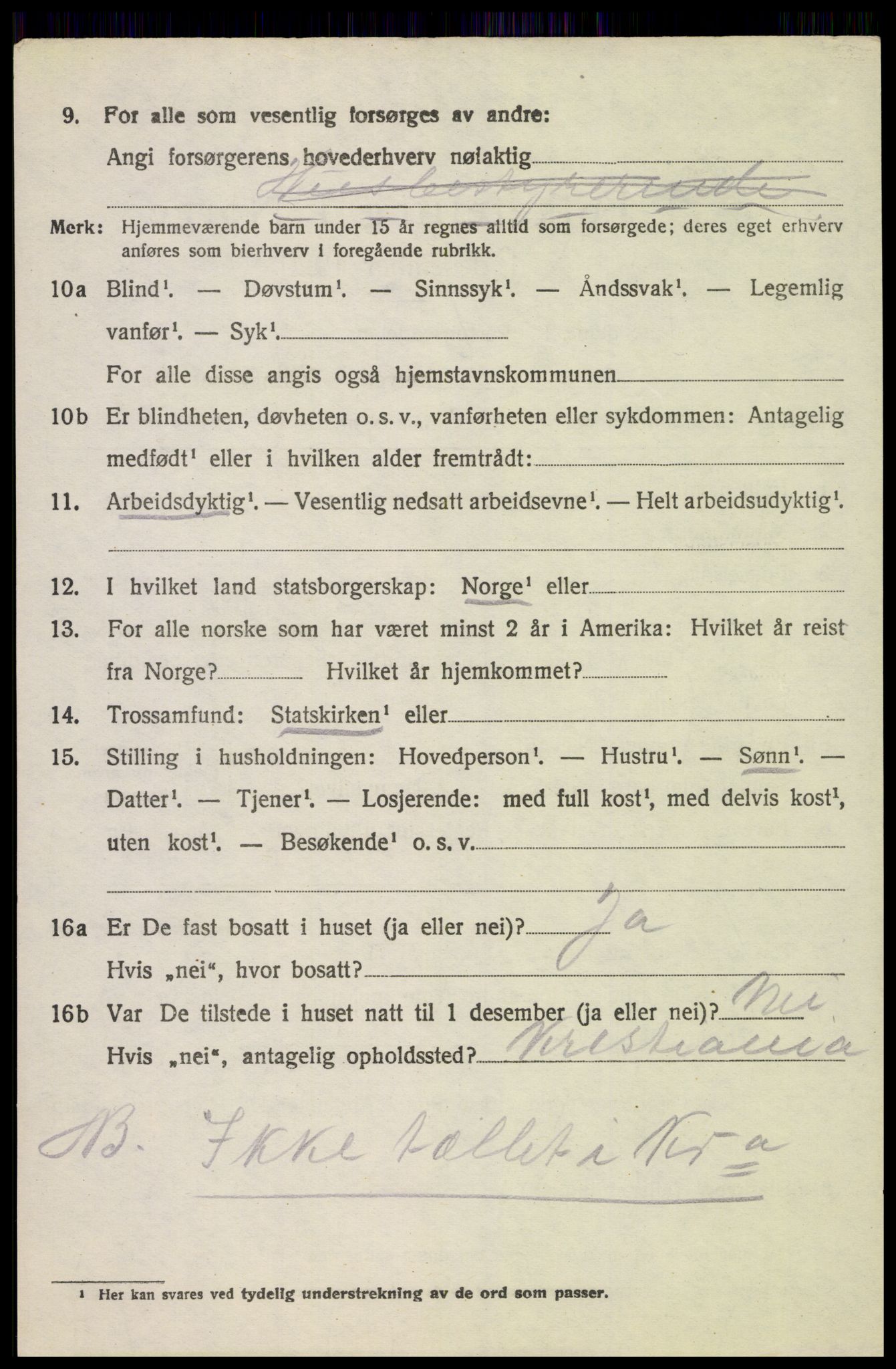 SAH, 1920 census for Gran, 1920, p. 5141