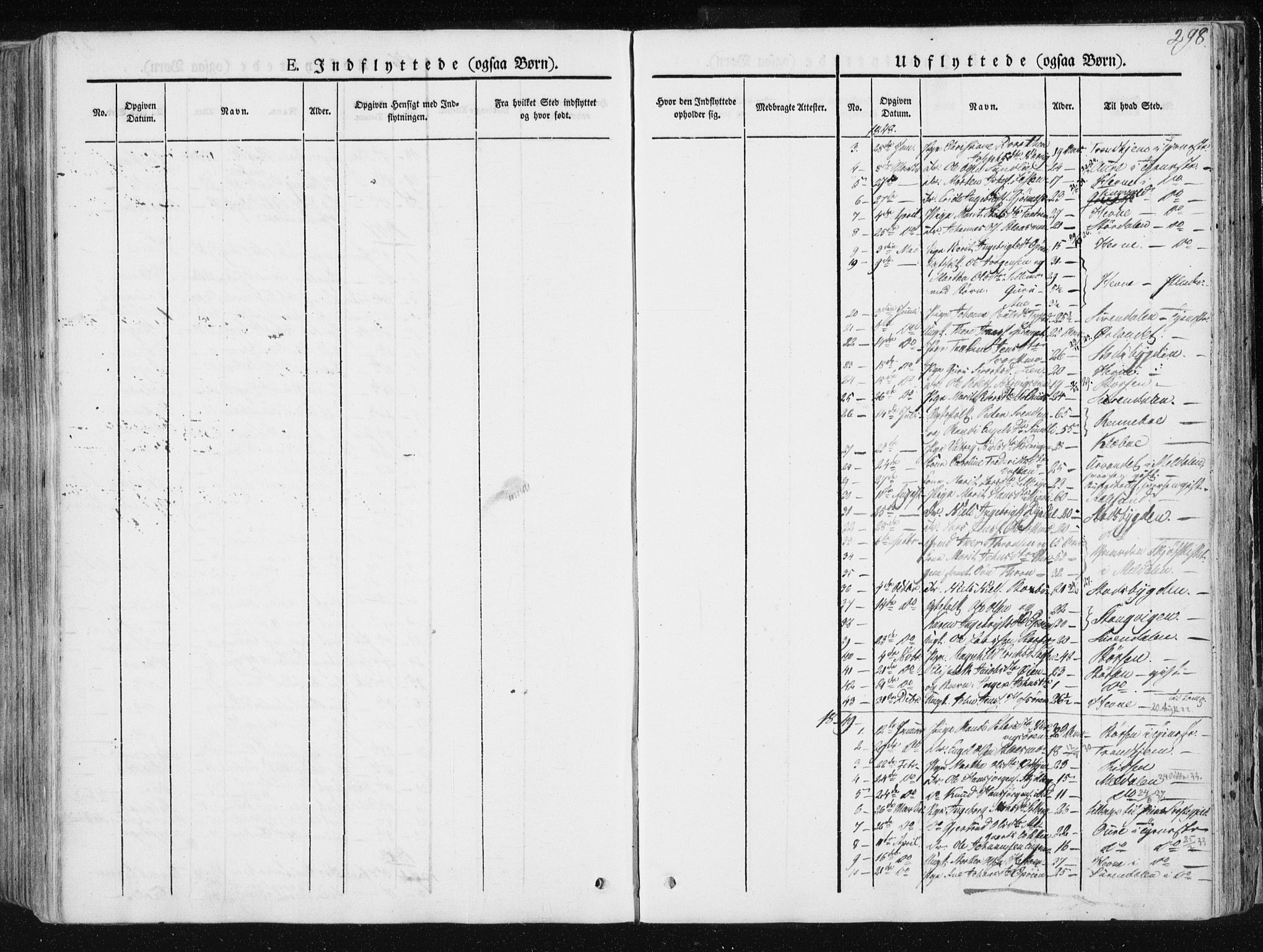 Ministerialprotokoller, klokkerbøker og fødselsregistre - Sør-Trøndelag, SAT/A-1456/668/L0805: Parish register (official) no. 668A05, 1840-1853, p. 298