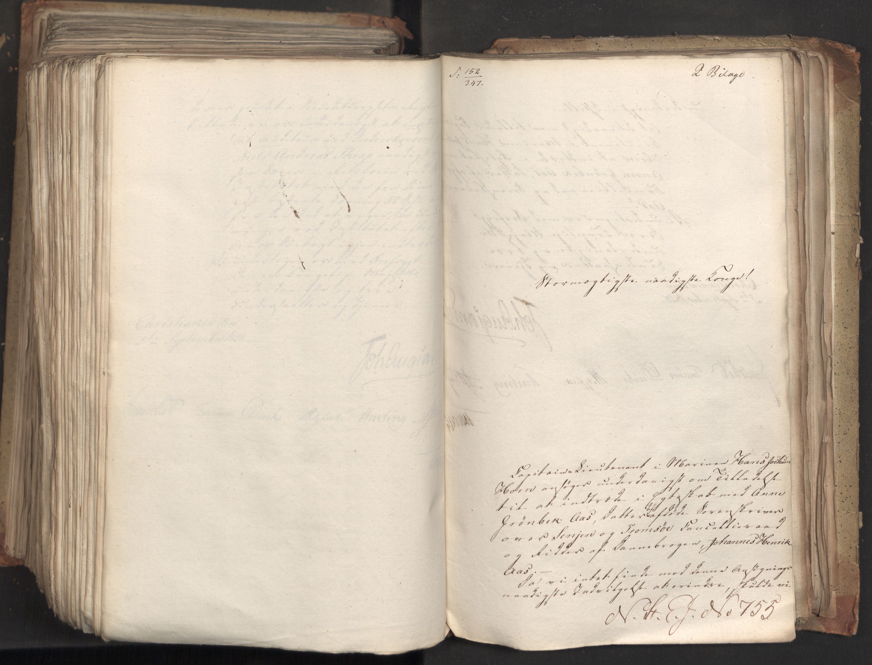 Statsrådsavdelingen i Stockholm, AV/RA-S-1003/D/Da/L0035: Regjeringsinnstillinger nr. 541-840, 1823, p. 583