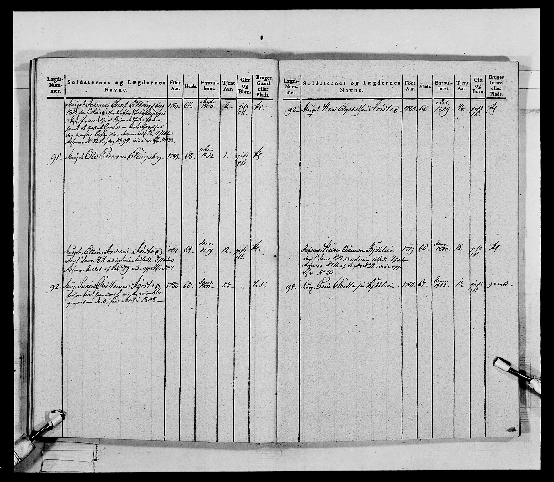 Generalitets- og kommissariatskollegiet, Det kongelige norske kommissariatskollegium, AV/RA-EA-5420/E/Eh/L0069: Opplandske gevorbne infanteriregiment, 1810-1818, p. 540