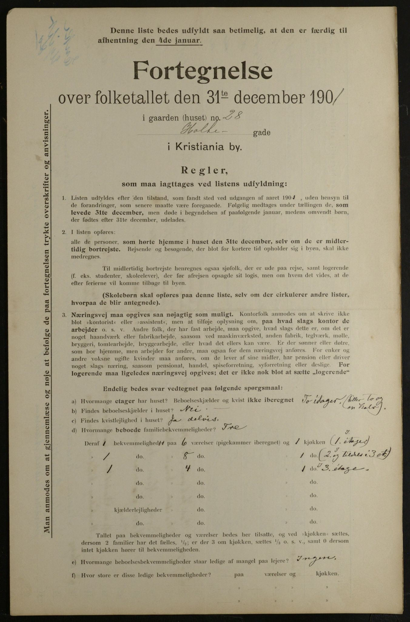 OBA, Municipal Census 1901 for Kristiania, 1901, p. 6521