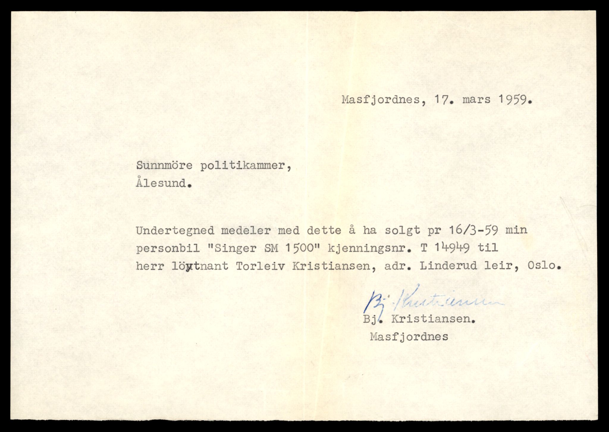 Møre og Romsdal vegkontor - Ålesund trafikkstasjon, AV/SAT-A-4099/F/Fe/L0049: Registreringskort for kjøretøy T 14864 - T 18613, 1927-1998, p. 1967