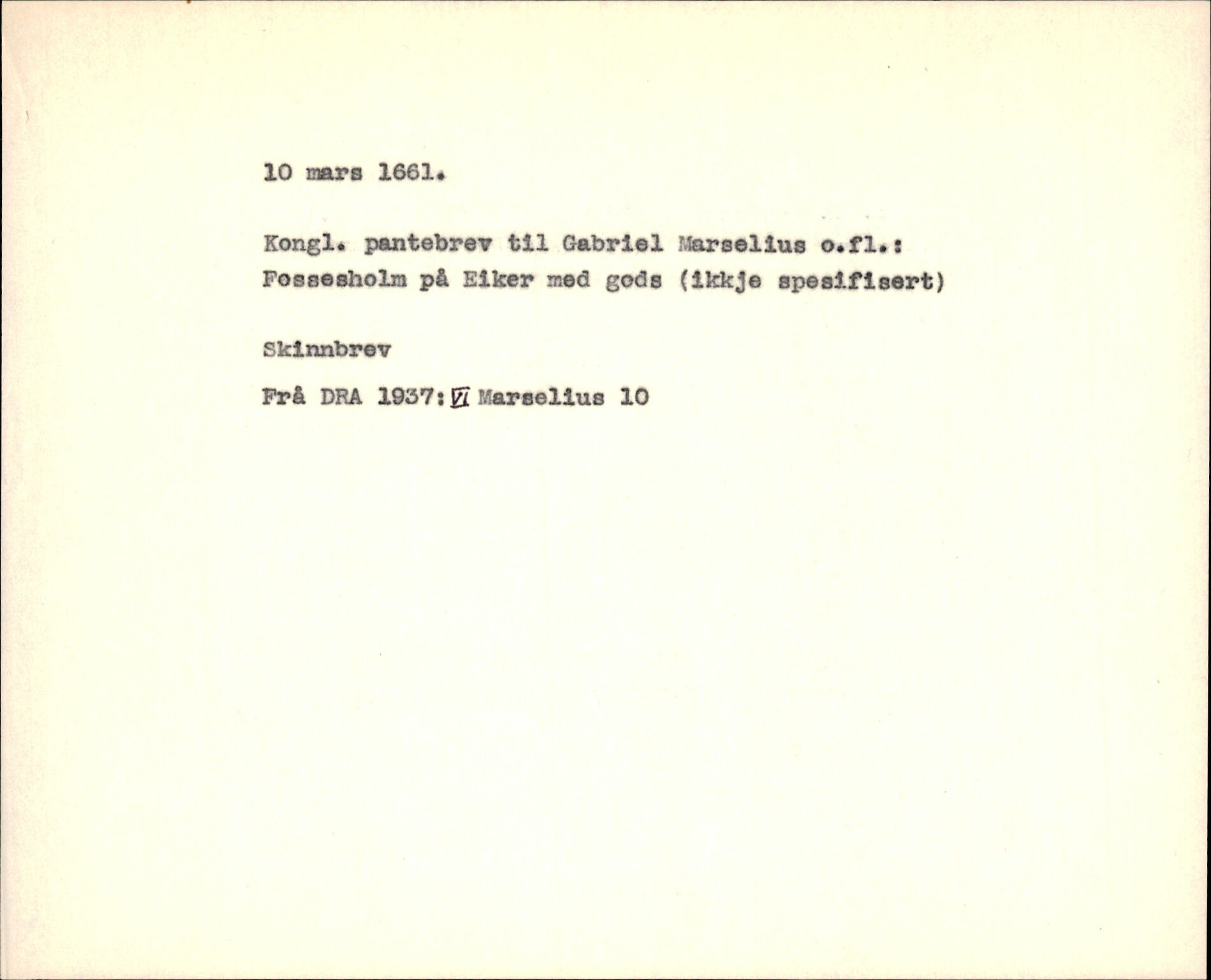 Riksarkivets diplomsamling, AV/RA-EA-5965/F35/F35f/L0002: Regestsedler: Diplomer fra DRA 1937 og 1996, p. 353