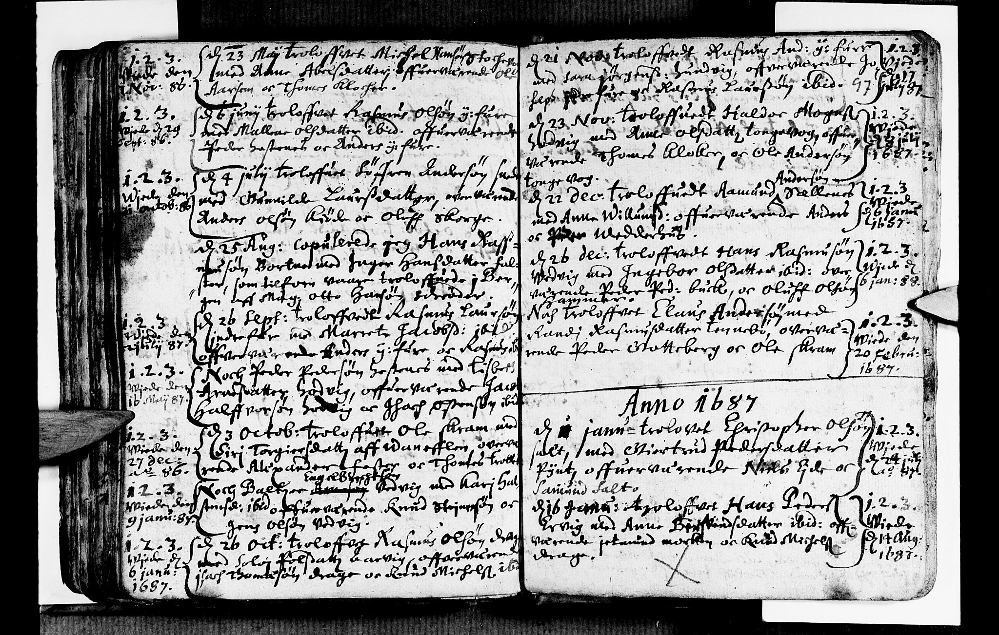 Selje sokneprestembete, AV/SAB-A-99938/H/Ha/Haa/Haaa: Parish register (official) no. A 1, 1668-1696, p. 97