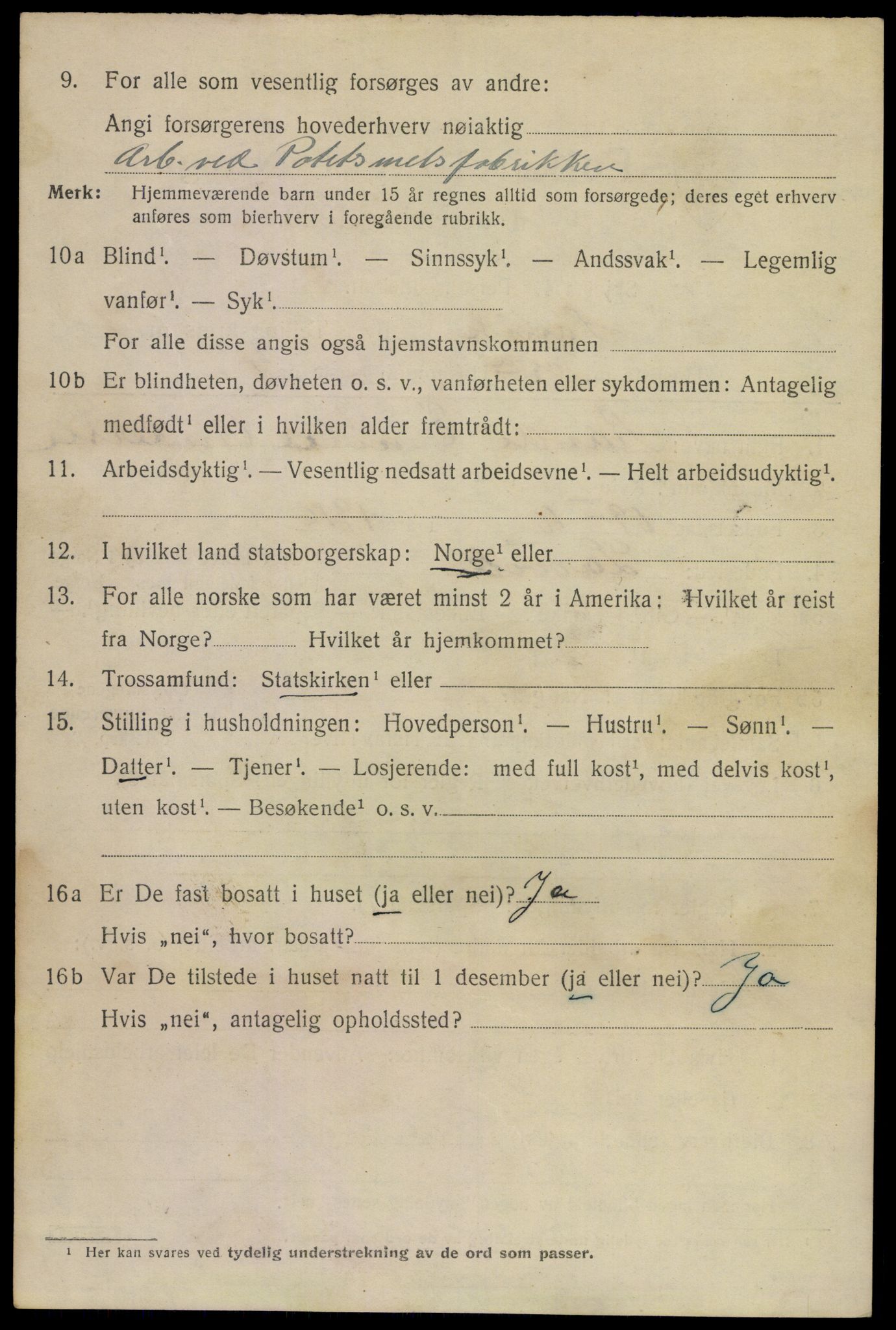 SAKO, 1920 census for Larvik, 1920, p. 22545