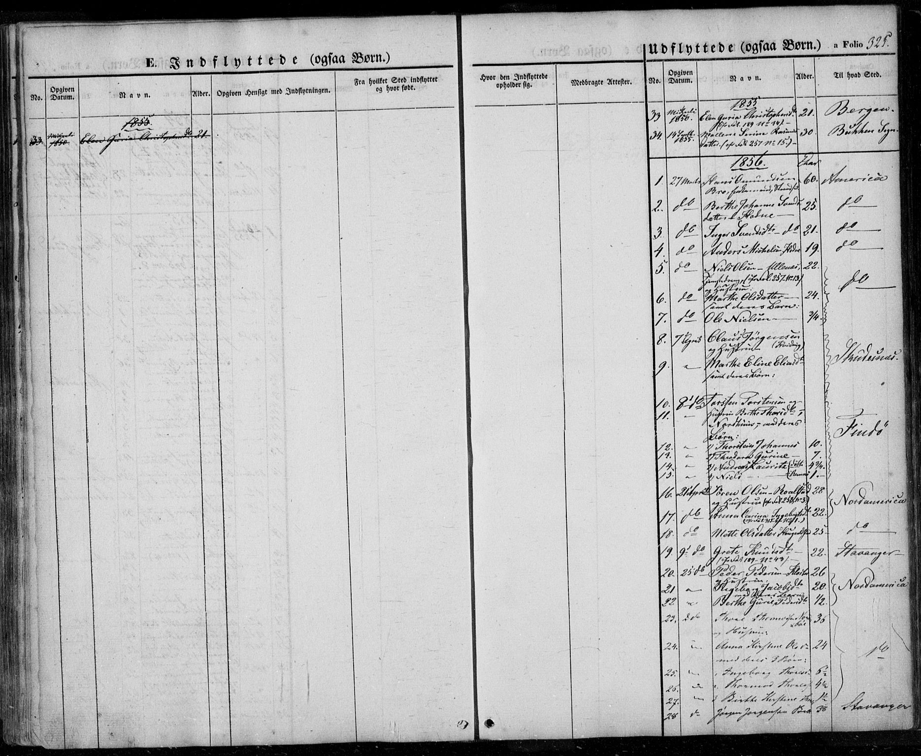 Rennesøy sokneprestkontor, SAST/A -101827/H/Ha/Haa/L0005: Parish register (official) no. A 5, 1838-1859, p. 325