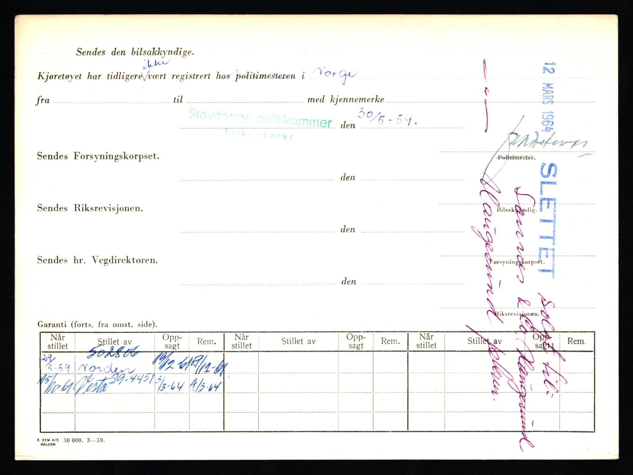 Stavanger trafikkstasjon, AV/SAST-A-101942/0/F/L0014: L-5080 - L-5499, 1930-1971, p. 740