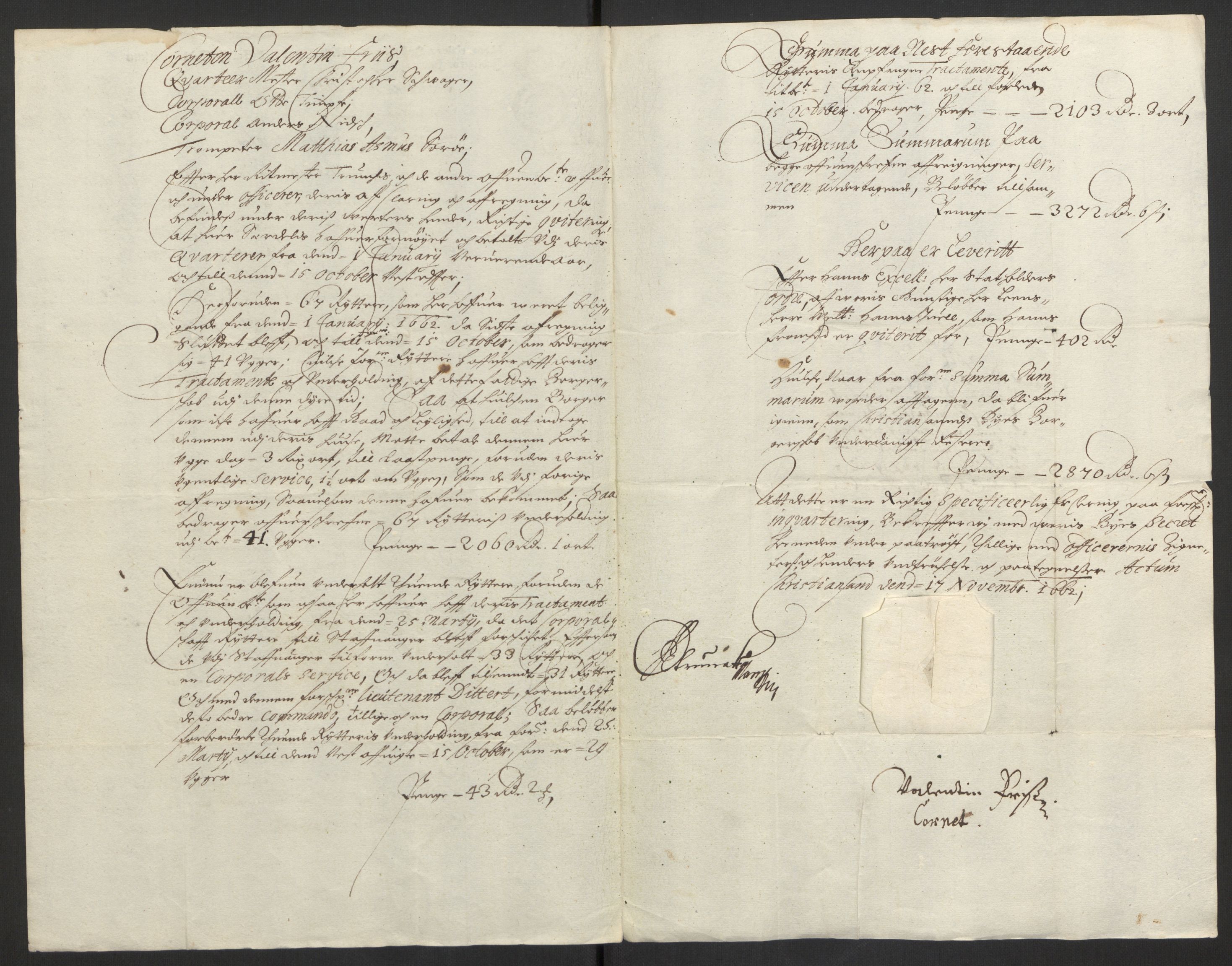 Rentekammeret inntil 1814, Reviderte regnskaper, Byregnskaper, AV/RA-EA-4066/R/Rm/L0258: [M1] Kontribusjonsregnskap, 1664-1700, p. 133