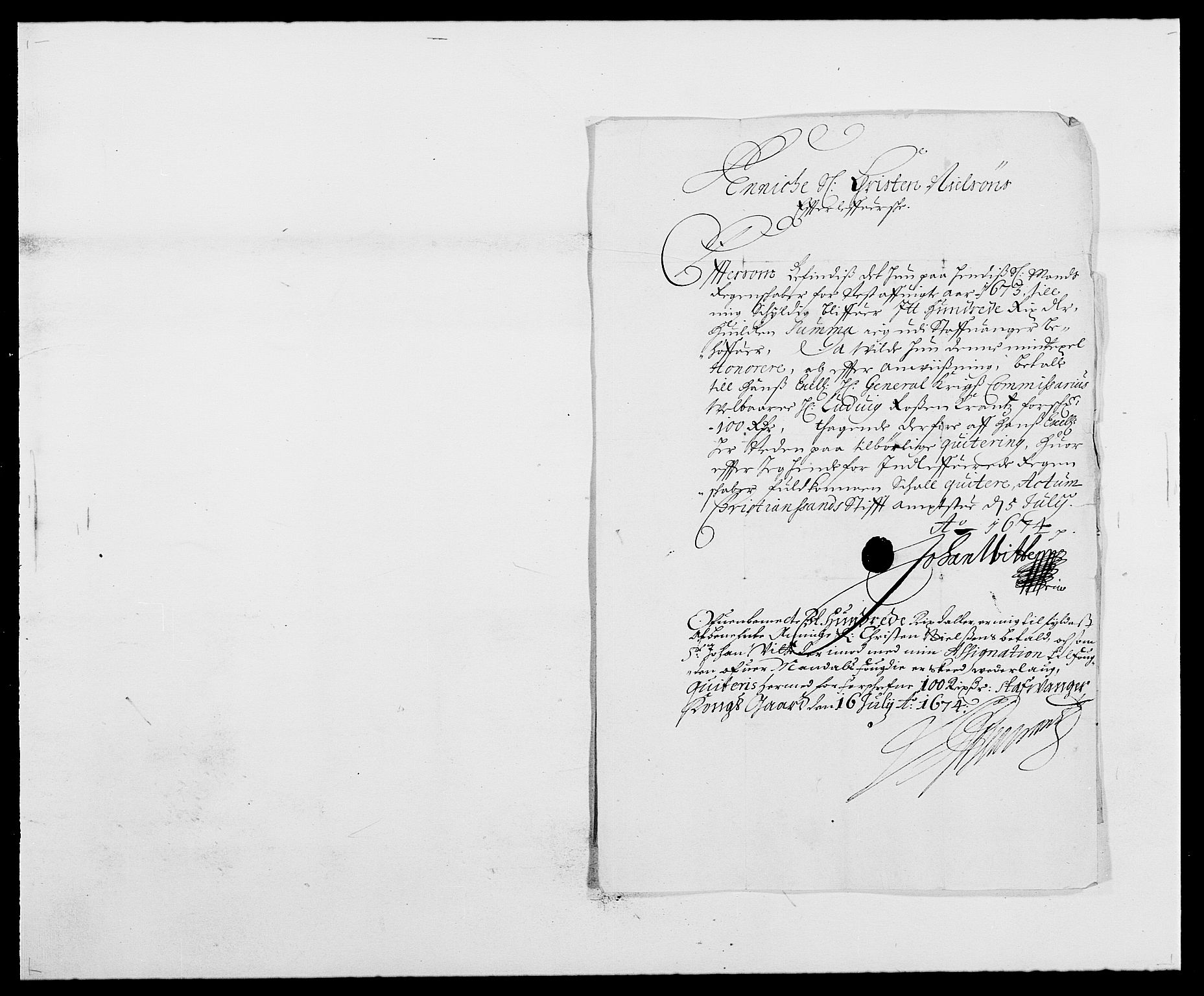 Rentekammeret inntil 1814, Reviderte regnskaper, Fogderegnskap, AV/RA-EA-4092/R46/L2714: Fogderegnskap Jæren og Dalane, 1673-1674, p. 120