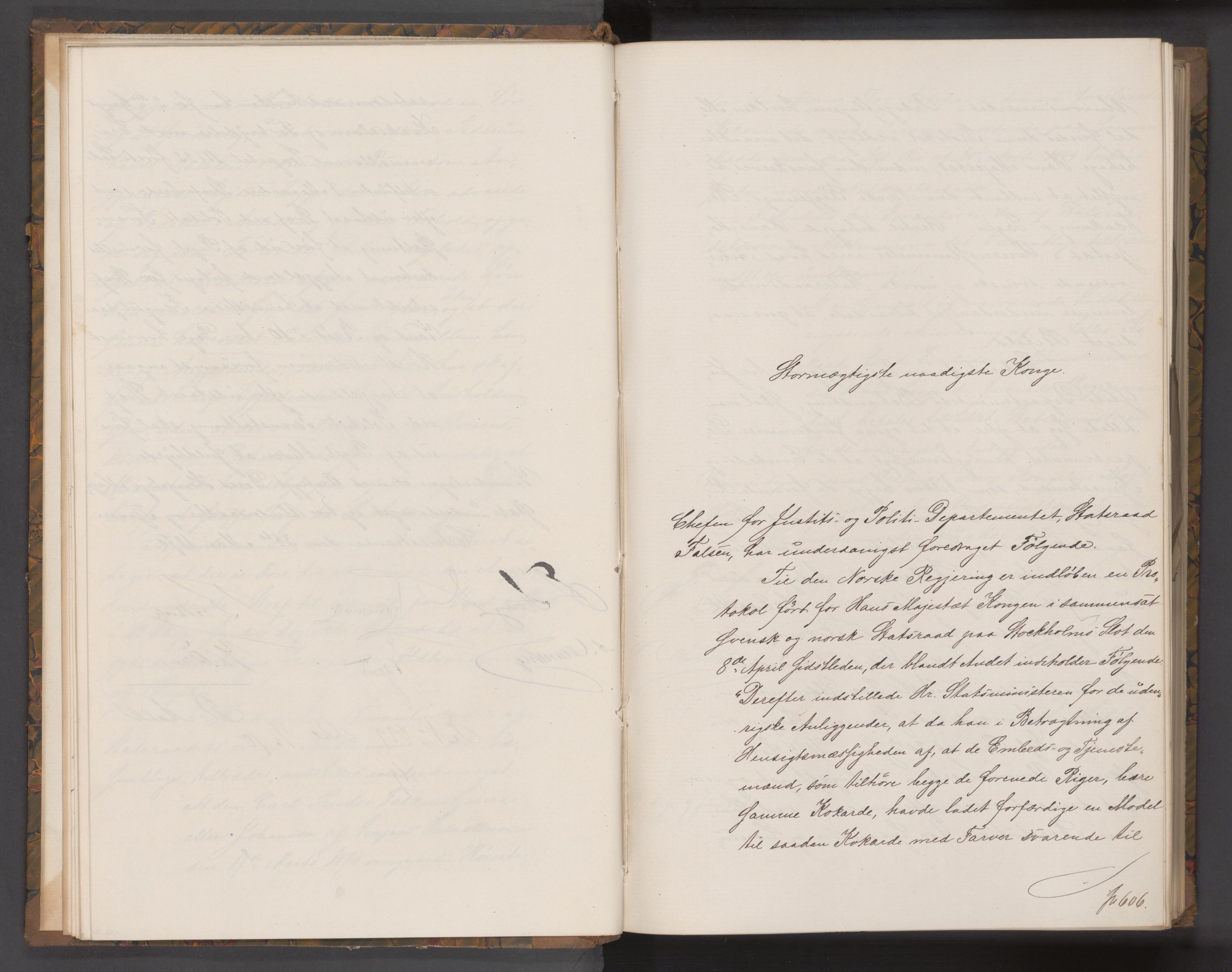 Statsrådsavdelingen i Stockholm, AV/RA-S-1003/D/Da/L0516: Regjeringsinnstillinger nr. 601-750, 1870