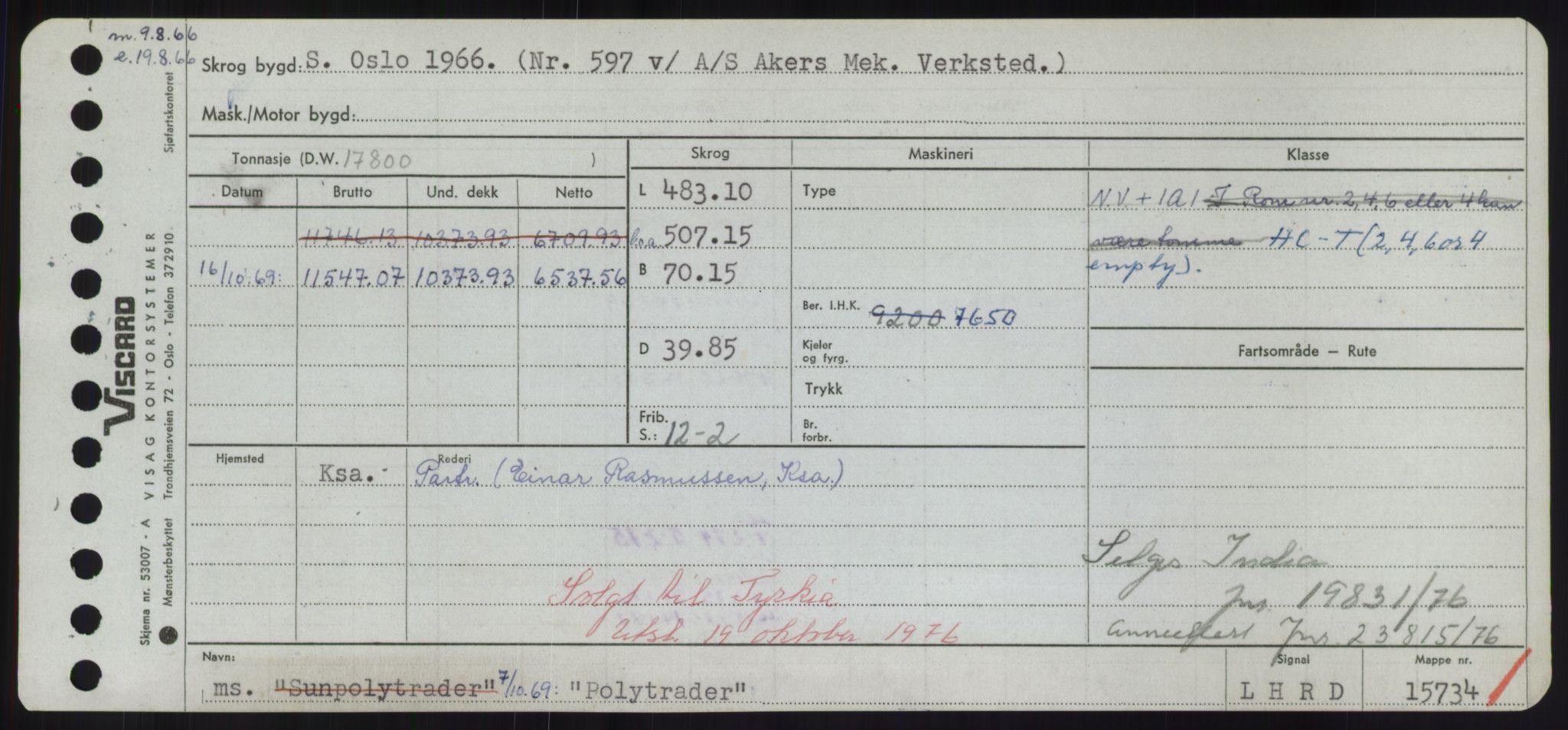 Sjøfartsdirektoratet med forløpere, Skipsmålingen, AV/RA-S-1627/H/Hd/L0029: Fartøy, P, p. 501