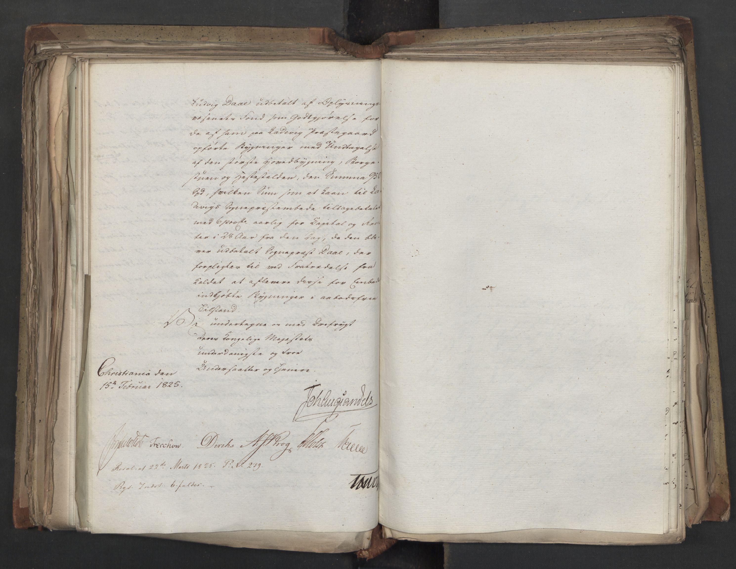 Statsrådsavdelingen i Stockholm, AV/RA-S-1003/D/Da/L0041: Regjeringsinnstillinger nr. 2204-2466, 1825, p. 387