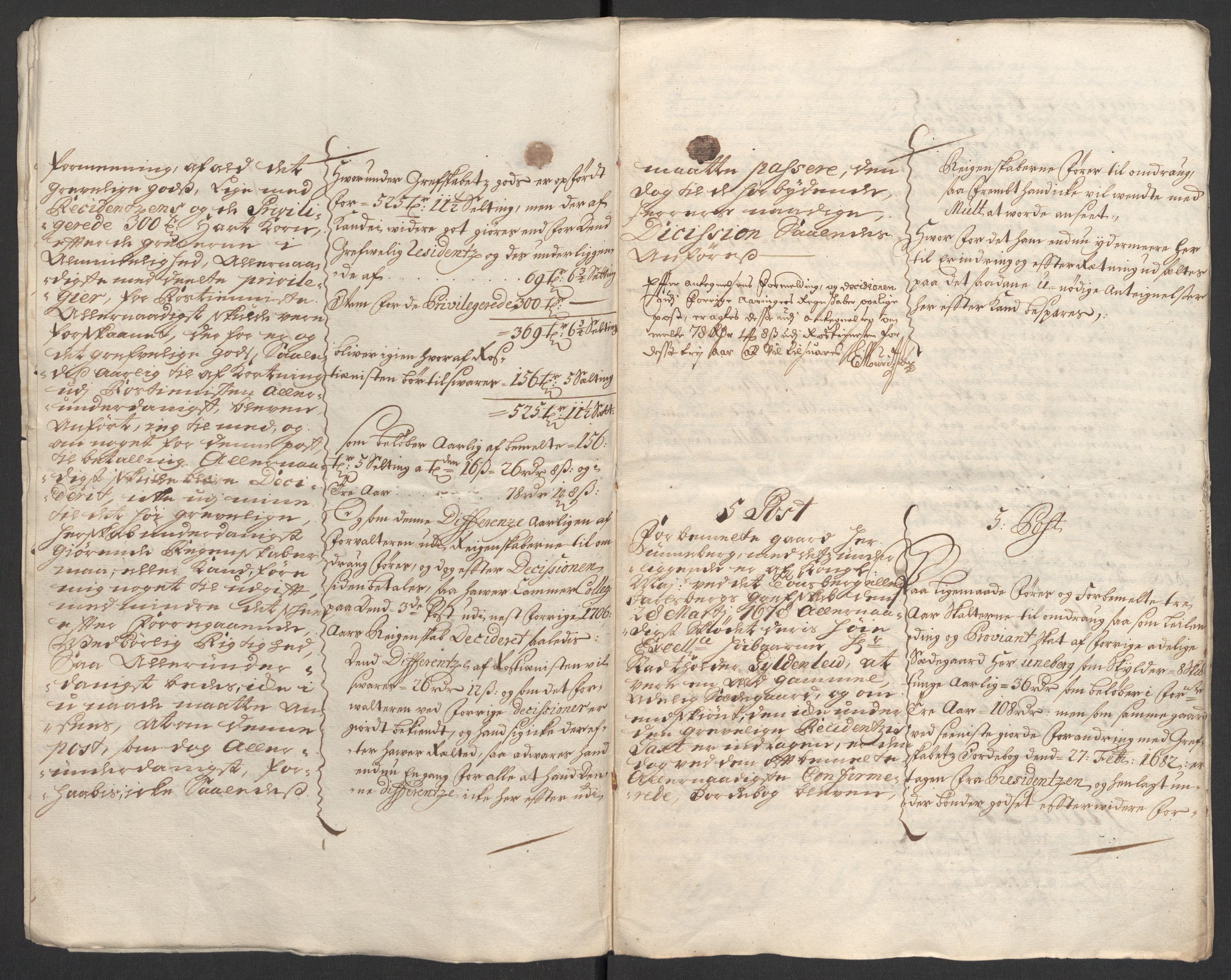 Rentekammeret inntil 1814, Reviderte regnskaper, Fogderegnskap, AV/RA-EA-4092/R33/L1981: Fogderegnskap Larvik grevskap, 1709-1710, p. 207