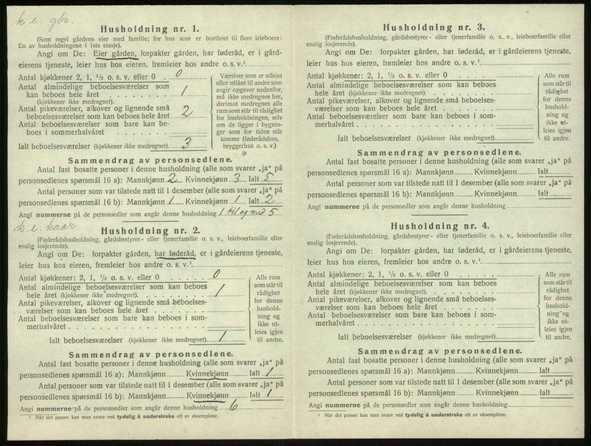 SAB, 1920 census for Solund, 1920, p. 473