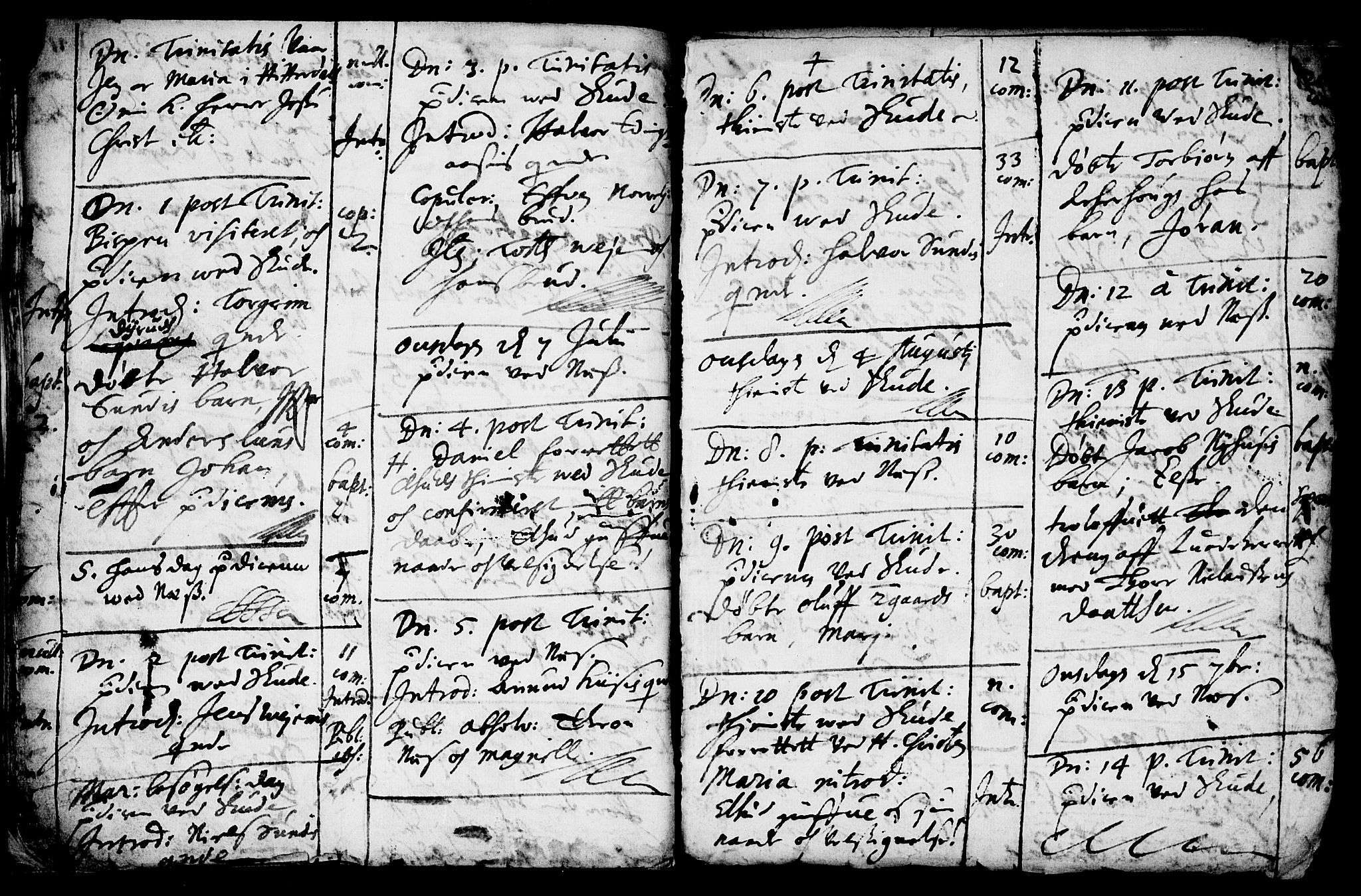 Sauherad kirkebøker, AV/SAKO-A-298/F/Fa/L0001: Parish register (official) no. I 1, 1649-1681