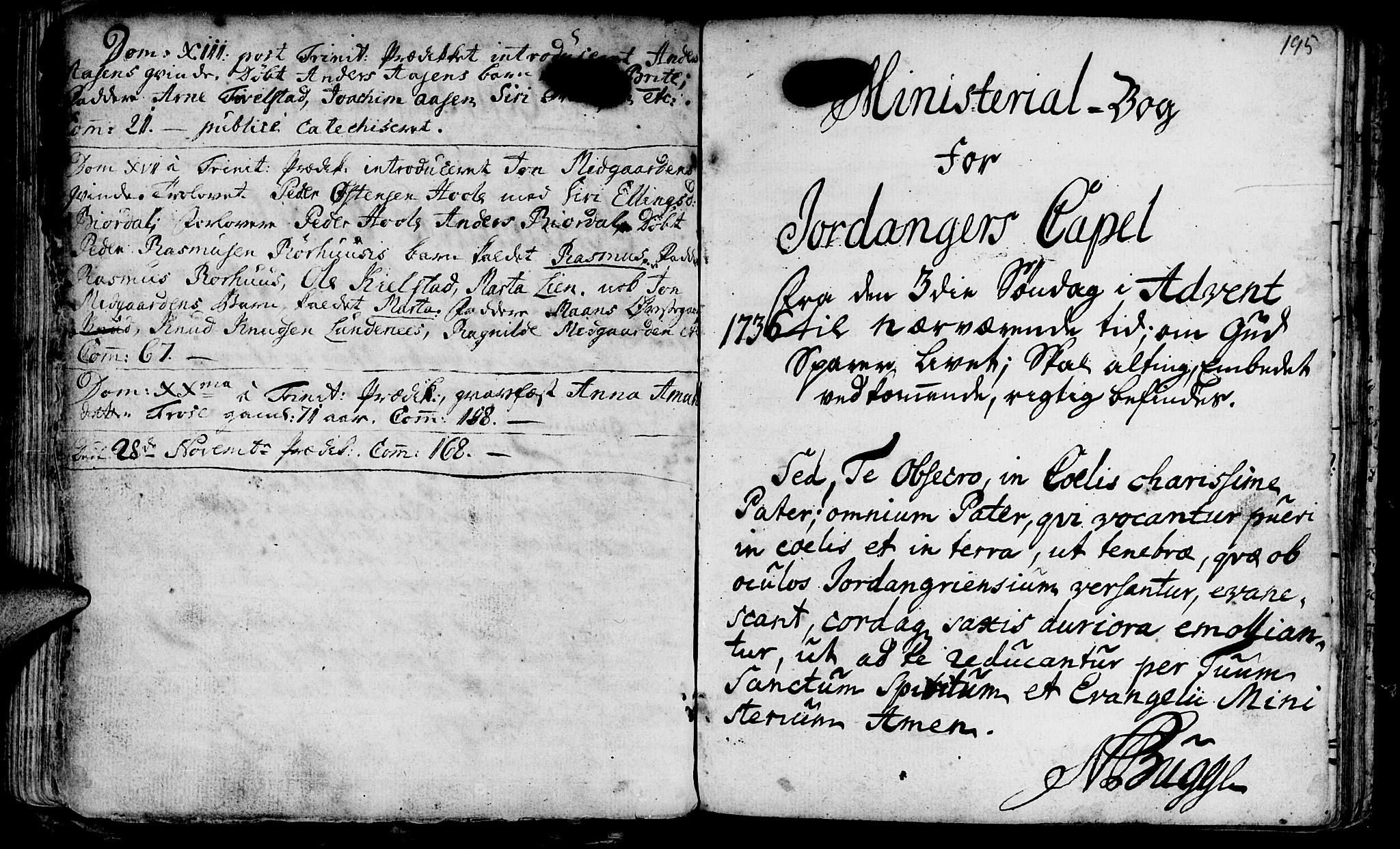 Ministerialprotokoller, klokkerbøker og fødselsregistre - Møre og Romsdal, AV/SAT-A-1454/519/L0242: Parish register (official) no. 519A01 /3, 1736-1761, p. 195