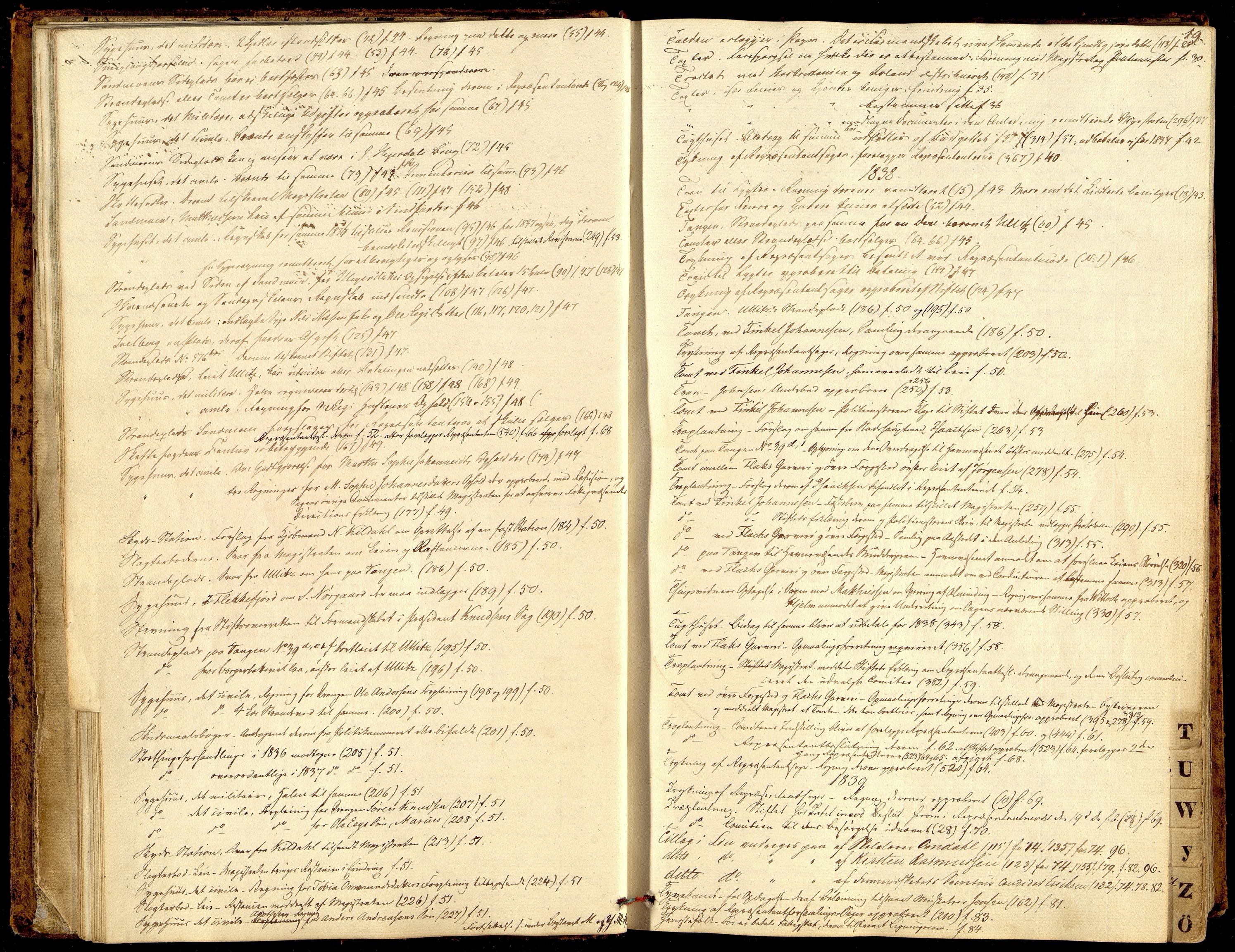 Kristiansand By - Formannskapet, ARKSOR/1001KG120/A/Aa/L0001: Møtebok (d), 1837-1842
