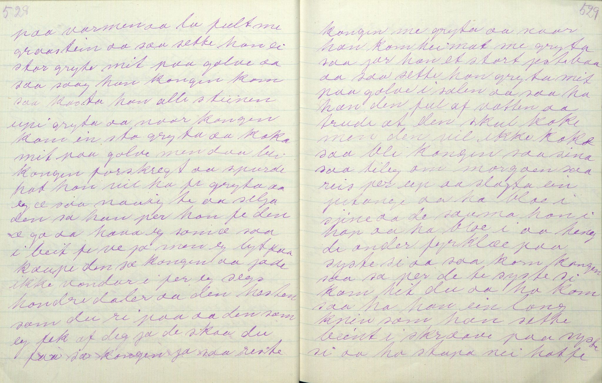 Rikard Berge, TEMU/TGM-A-1003/F/L0011/0011: 381-399 / 391 Oppskrifter av Gunnhild Kivle, 1918-1919, p. 528-529