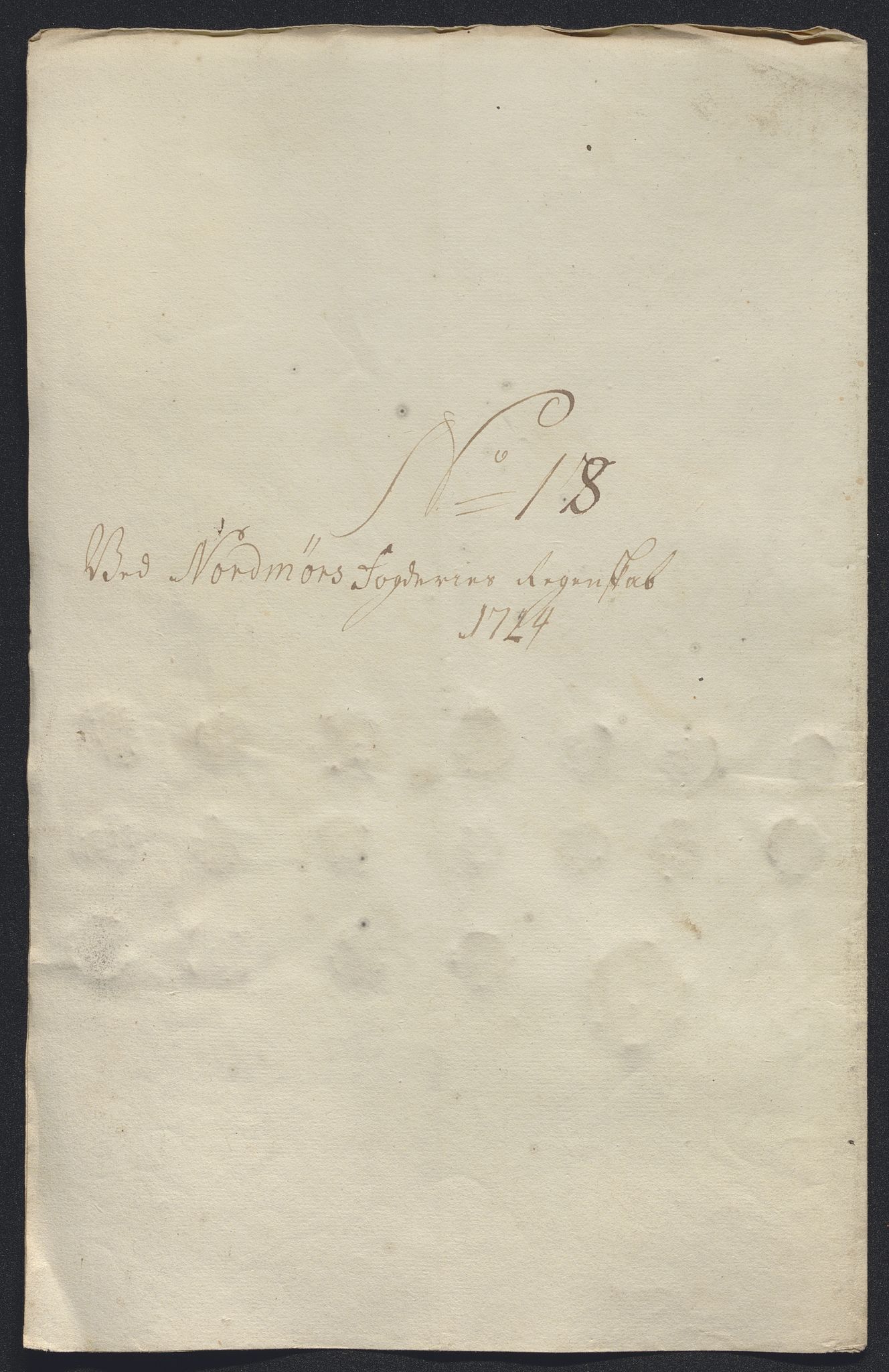 Rentekammeret inntil 1814, Reviderte regnskaper, Fogderegnskap, RA/EA-4092/R56/L3757: Fogderegnskap Nordmøre, 1724, p. 162