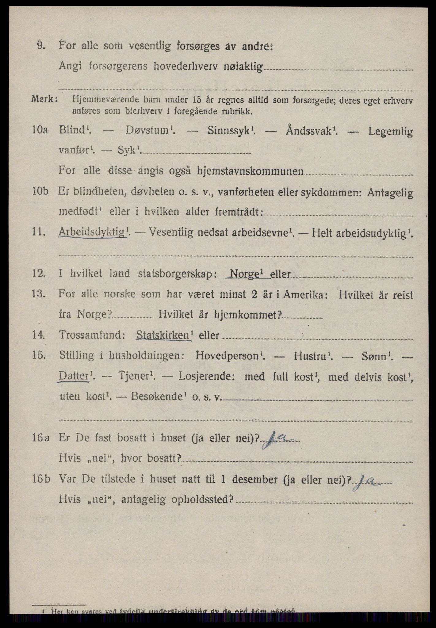 SAT, 1920 census for Surnadal, 1920, p. 4378