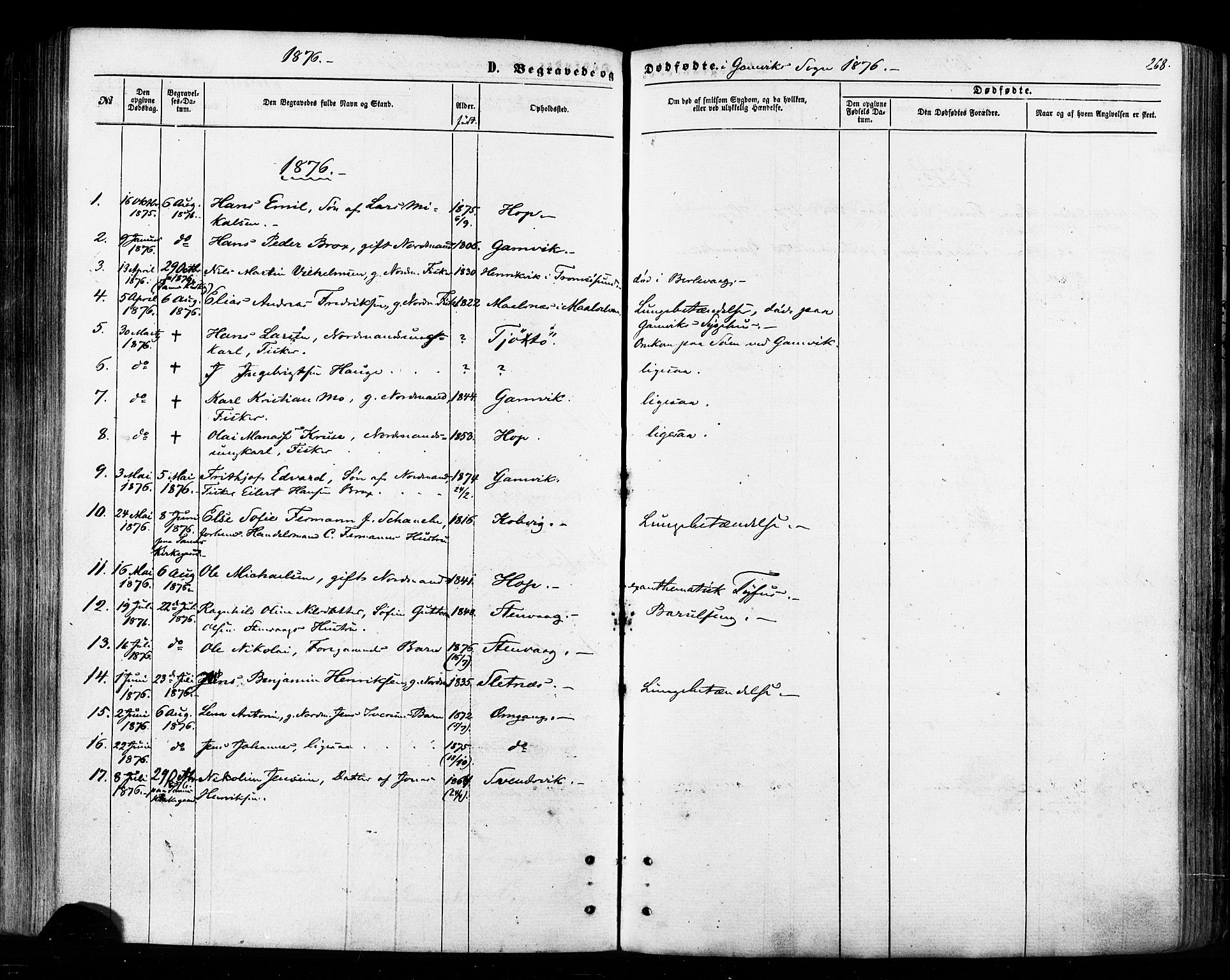 Tana sokneprestkontor, SATØ/S-1334/H/Ha/L0002kirke: Parish register (official) no. 2 /2, 1862-1877, p. 268