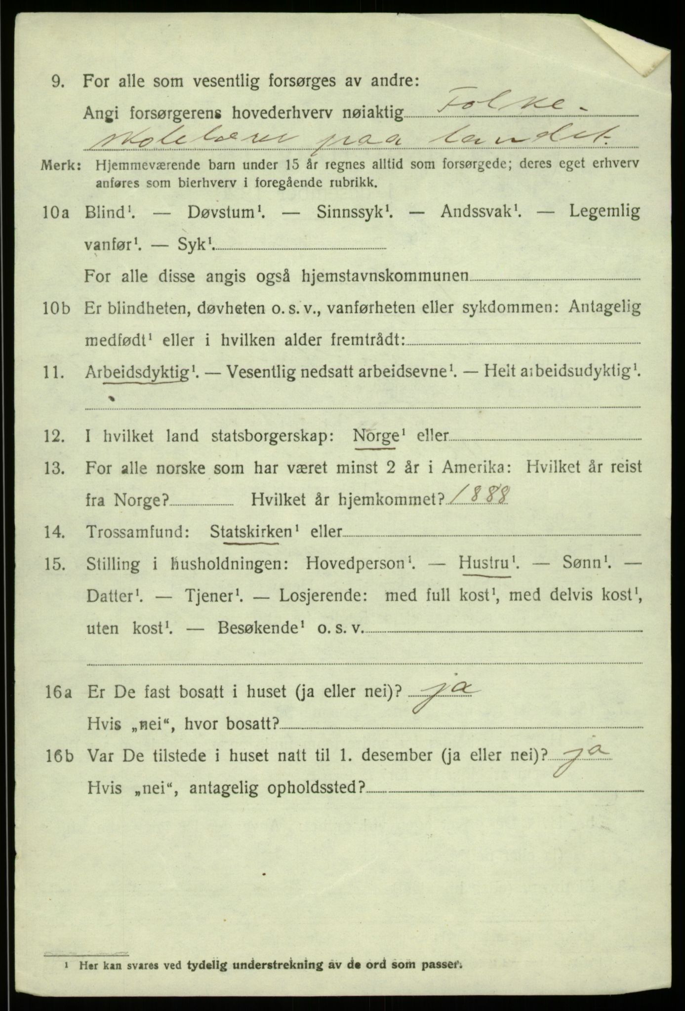 SAB, 1920 census for Fjell, 1920, p. 9839