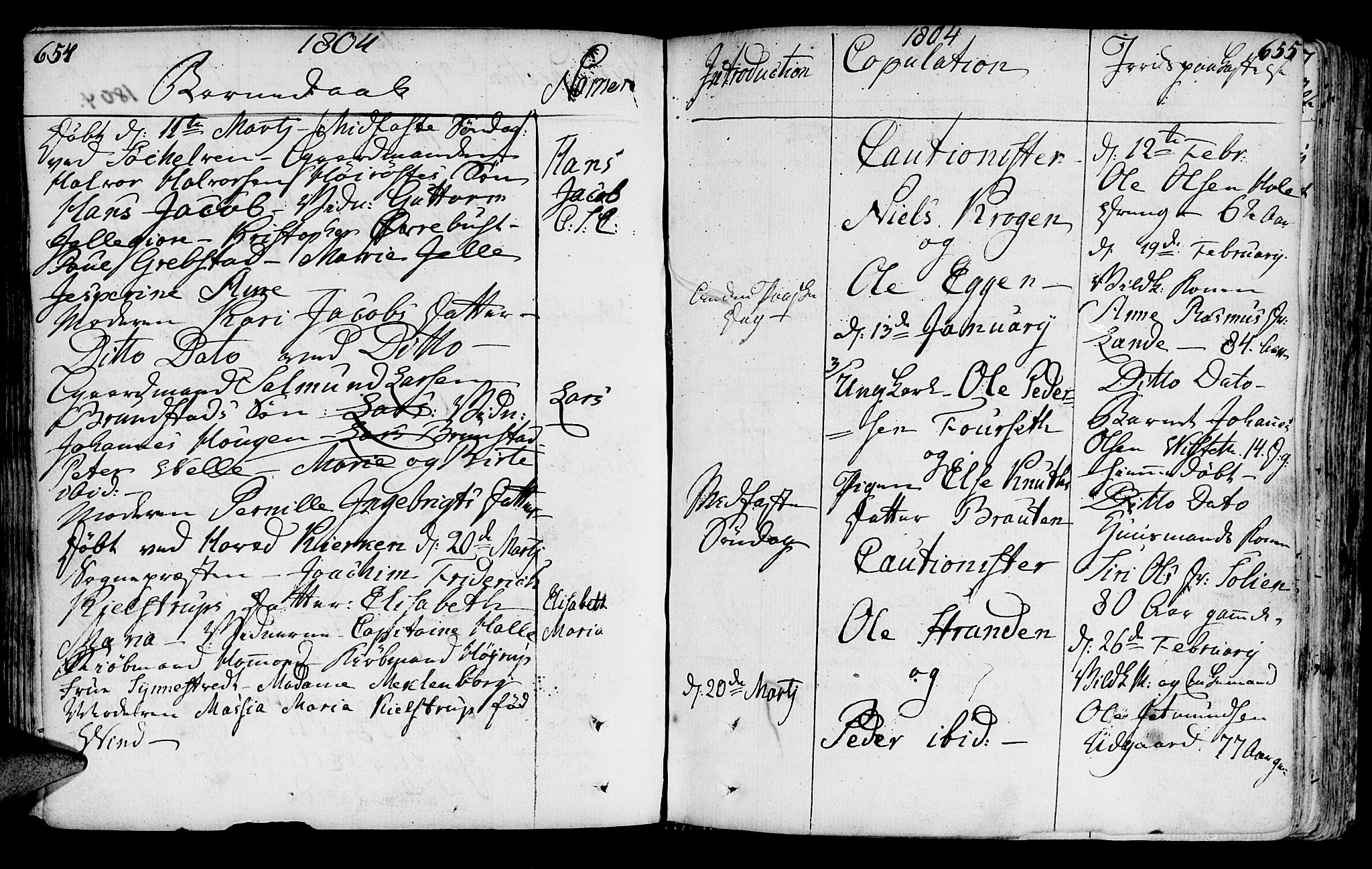 Ministerialprotokoller, klokkerbøker og fødselsregistre - Møre og Romsdal, AV/SAT-A-1454/522/L0308: Parish register (official) no. 522A03, 1773-1809, p. 654-655