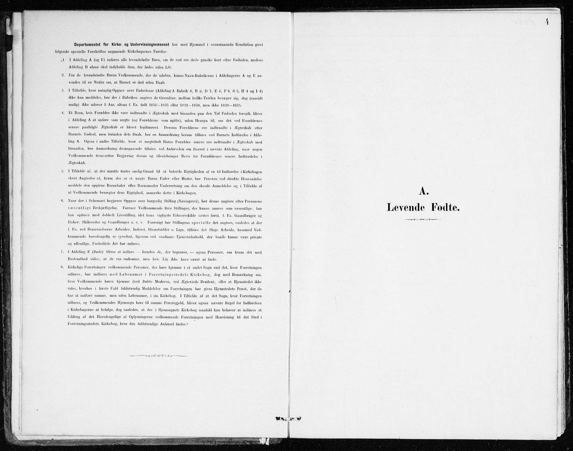 Aurland sokneprestembete, AV/SAB-A-99937/H/Ha/Hac/L0001: Parish register (official) no. C 1, 1880-1921, p. 4