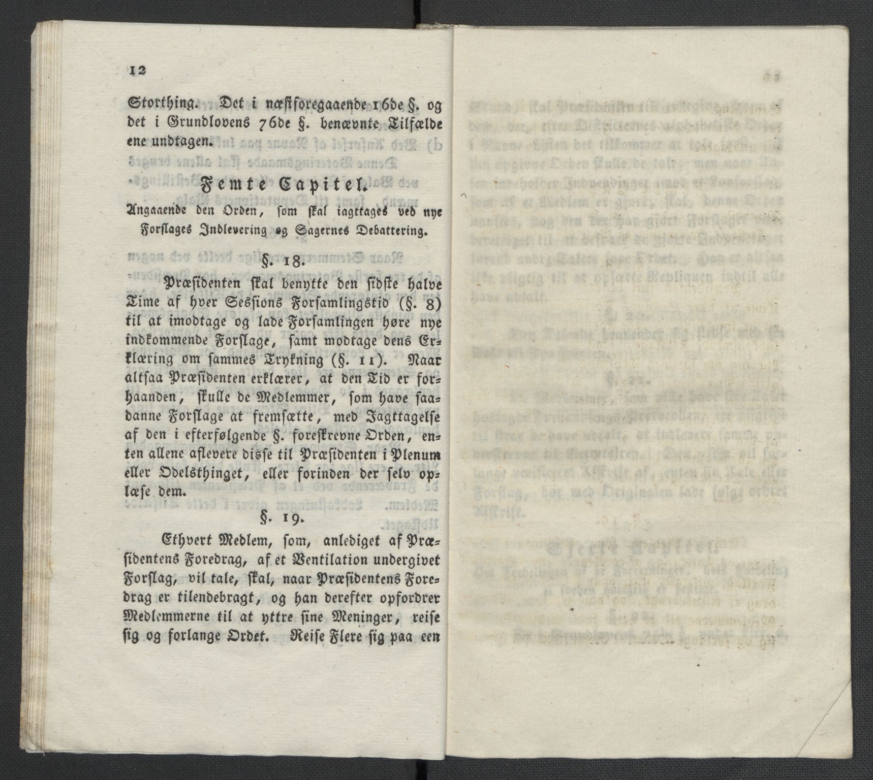Christie, Wilhelm Frimann Koren, AV/RA-PA-0014/F/L0005: Christies dokumenter fra Stortinget, 1815-1816, p. 723
