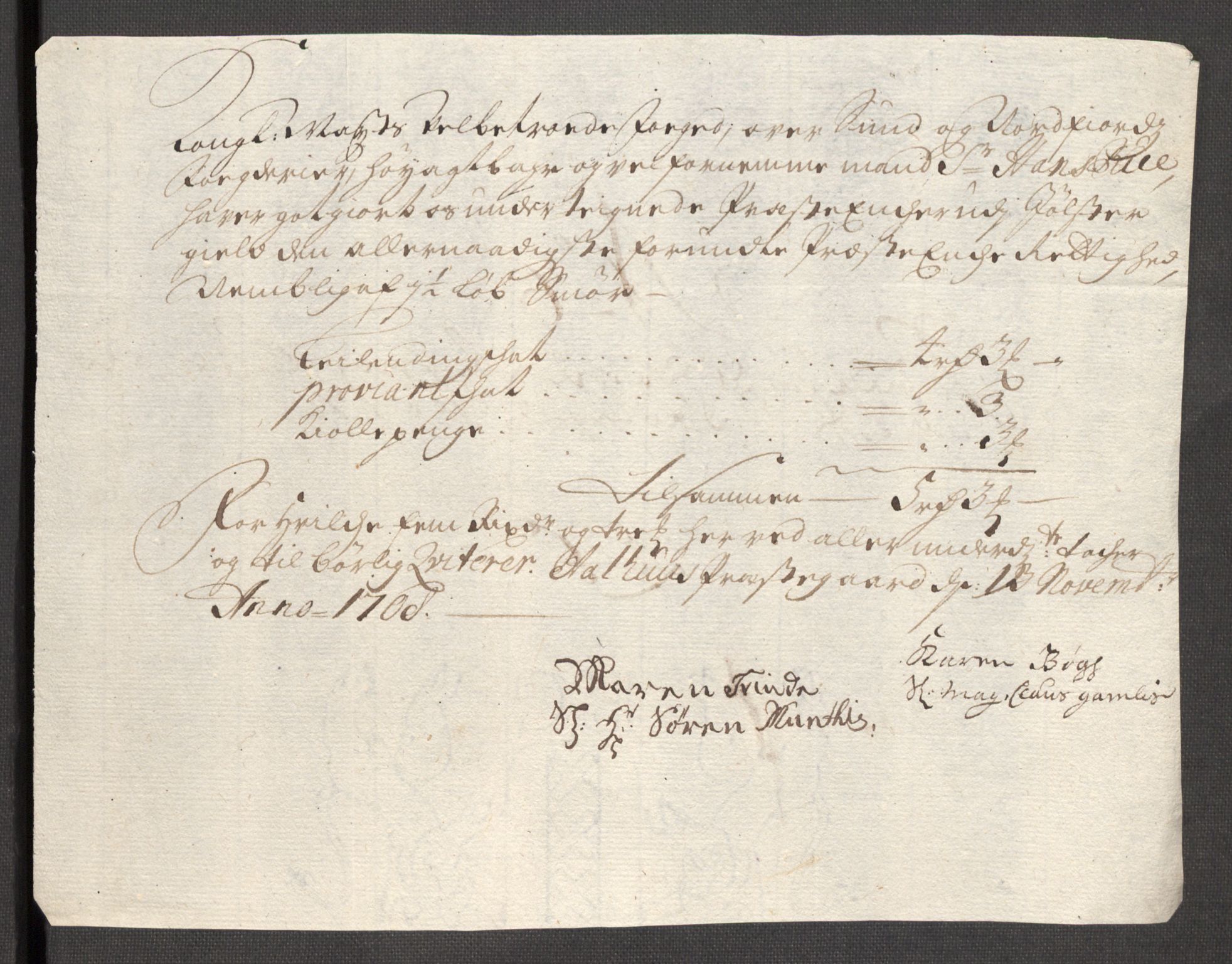 Rentekammeret inntil 1814, Reviderte regnskaper, Fogderegnskap, AV/RA-EA-4092/R53/L3431: Fogderegnskap Sunn- og Nordfjord, 1708, p. 183