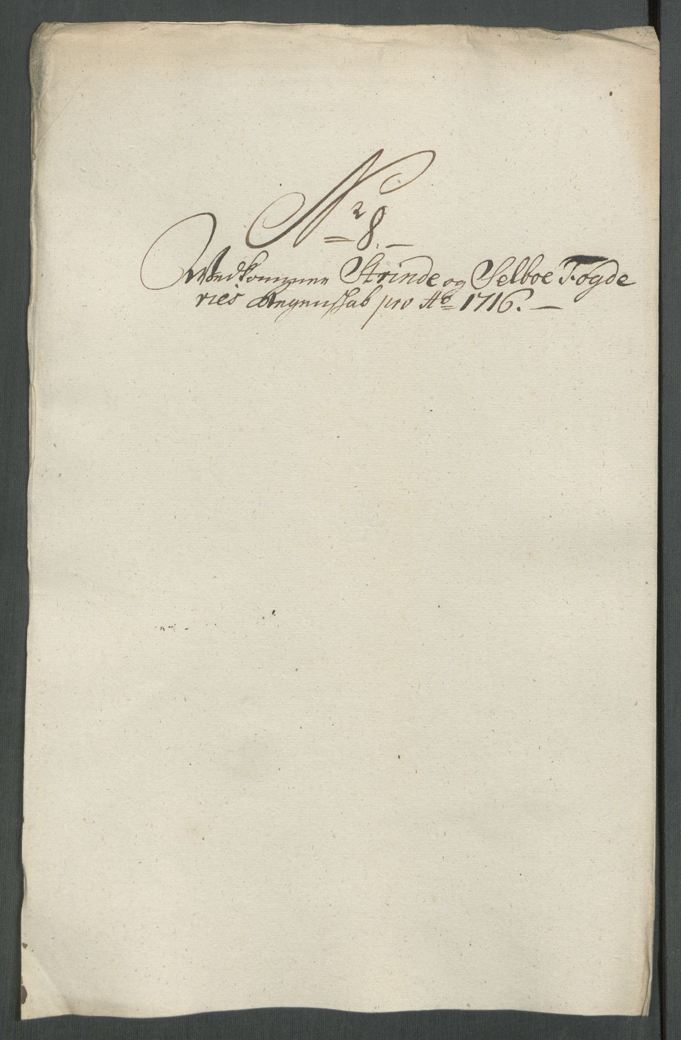 Rentekammeret inntil 1814, Reviderte regnskaper, Fogderegnskap, AV/RA-EA-4092/R61/L4115: Fogderegnskap Strinda og Selbu, 1715-1716, p. 347