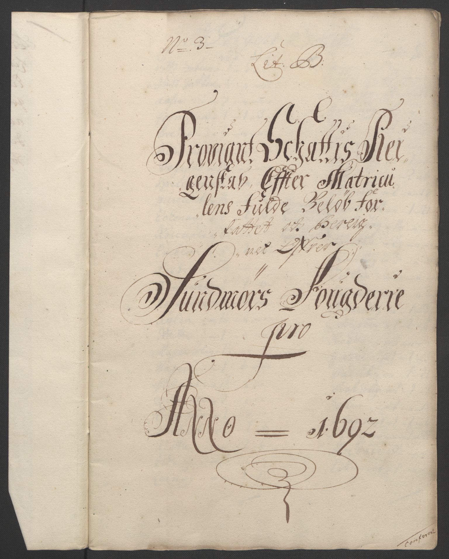Rentekammeret inntil 1814, Reviderte regnskaper, Fogderegnskap, RA/EA-4092/R54/L3554: Fogderegnskap Sunnmøre, 1691-1693, p. 161