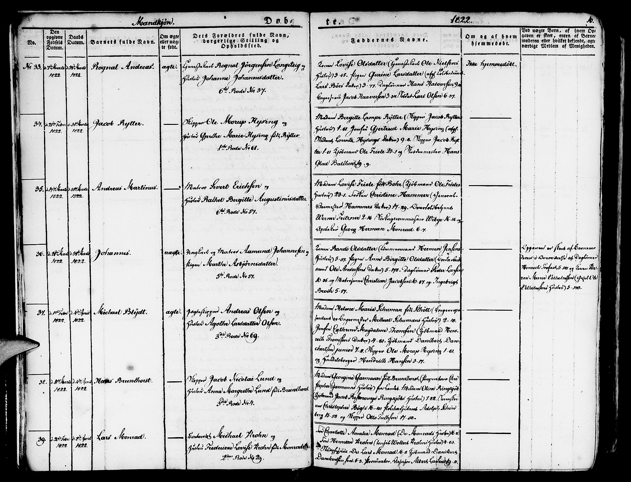 Nykirken Sokneprestembete, AV/SAB-A-77101/H/Haa/L0012: Parish register (official) no. A 12, 1821-1844, p. 10