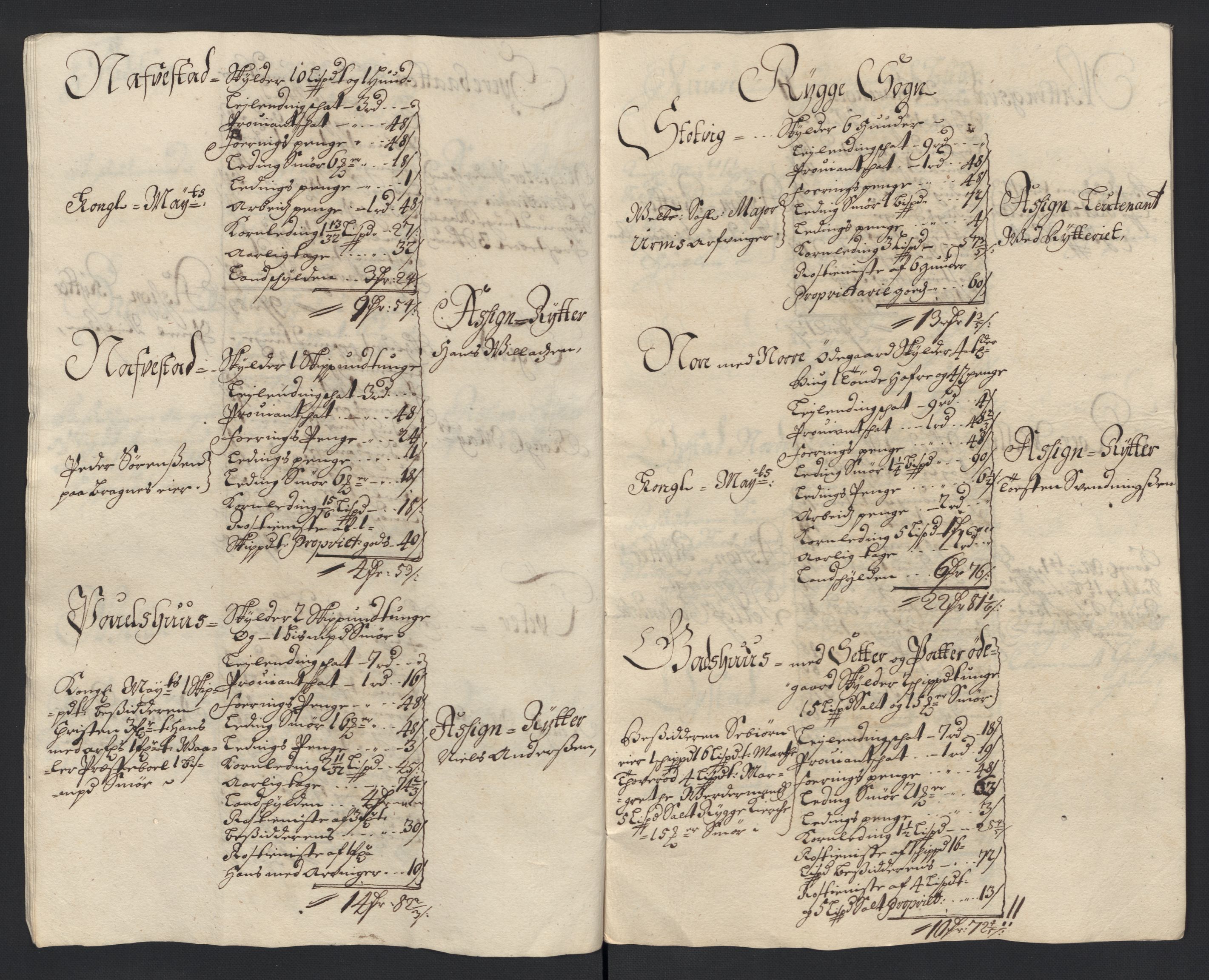 Rentekammeret inntil 1814, Reviderte regnskaper, Fogderegnskap, AV/RA-EA-4092/R04/L0129: Fogderegnskap Moss, Onsøy, Tune, Veme og Åbygge, 1700, p. 384