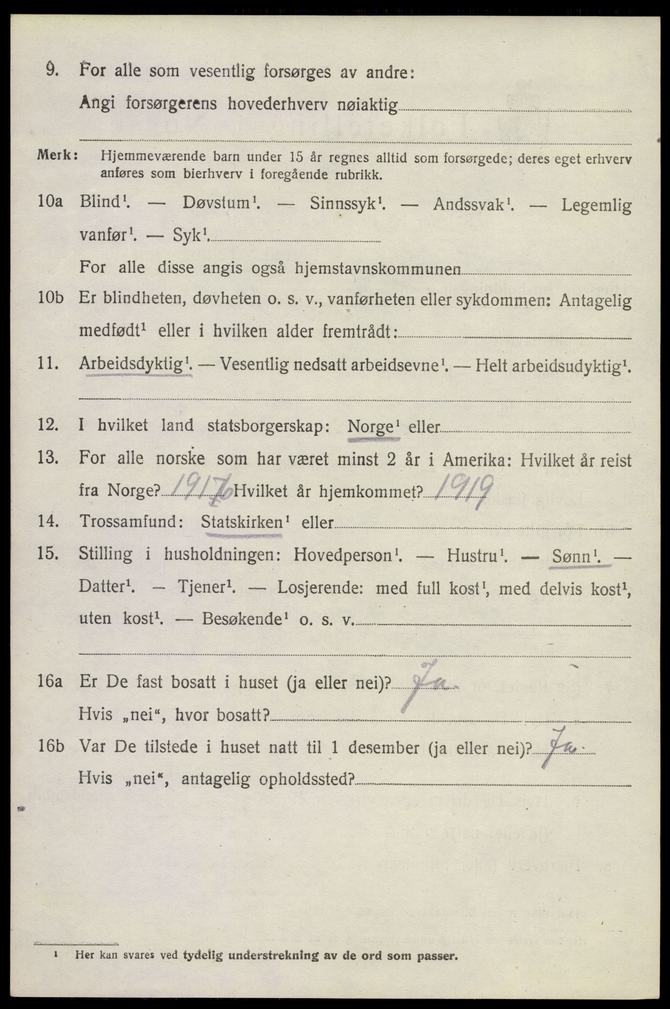 SAKO, 1920 census for Tjøme, 1920, p. 4964
