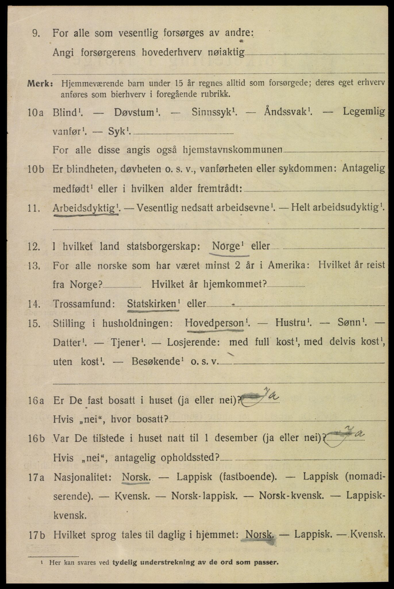 SAT, 1920 census for Inderøy, 1920, p. 6026