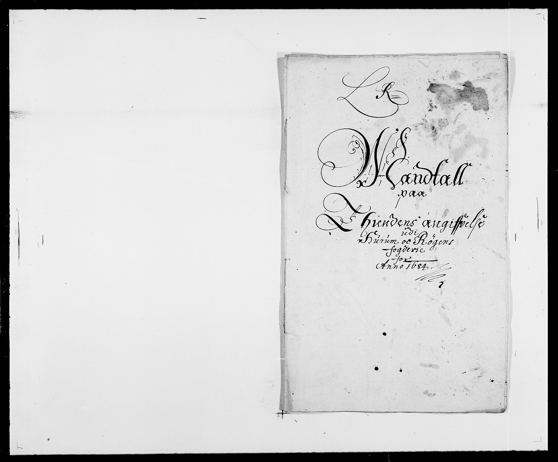 Rentekammeret inntil 1814, Reviderte regnskaper, Fogderegnskap, RA/EA-4092/R29/L1692: Fogderegnskap Hurum og Røyken, 1682-1687, p. 187