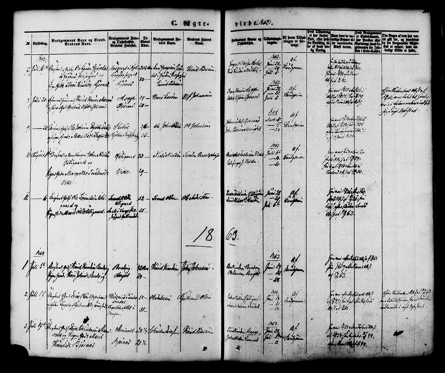 Ministerialprotokoller, klokkerbøker og fødselsregistre - Møre og Romsdal, AV/SAT-A-1454/552/L0637: Parish register (official) no. 552A01, 1845-1879, p. 210