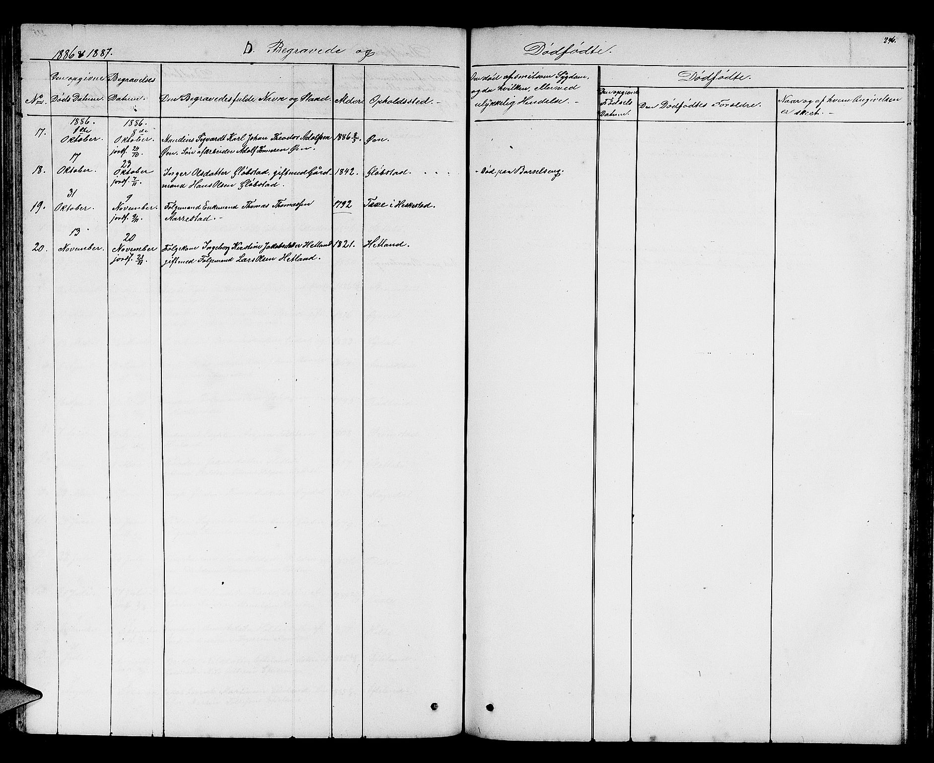 Helleland sokneprestkontor, AV/SAST-A-101810: Parish register (copy) no. B 2, 1848-1886, p. 246