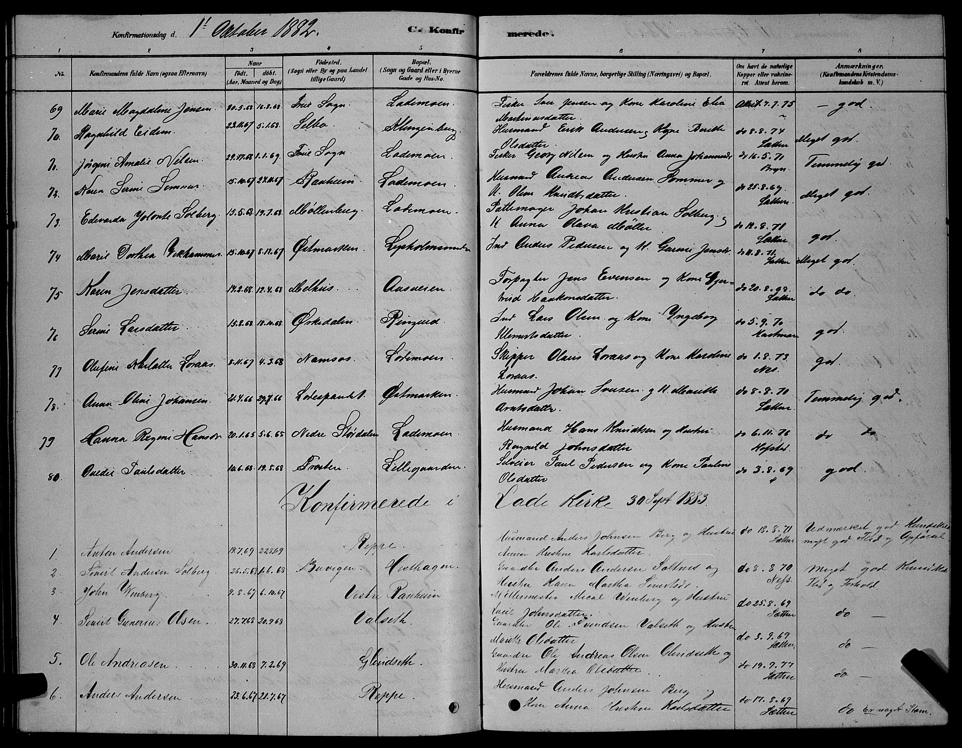 Ministerialprotokoller, klokkerbøker og fødselsregistre - Sør-Trøndelag, SAT/A-1456/606/L0312: Parish register (copy) no. 606C08, 1878-1894