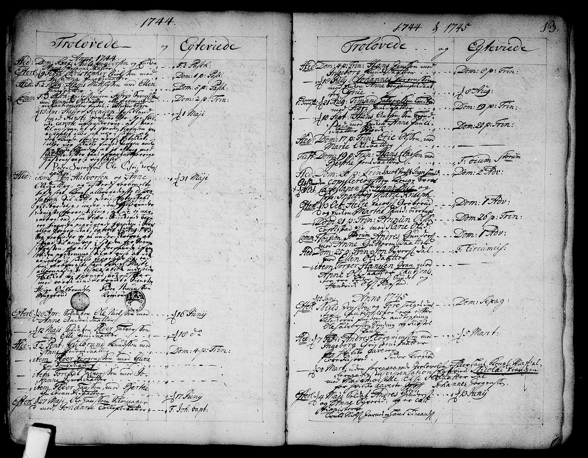 Sandsvær kirkebøker, SAKO/A-244/F/Fa/L0002a: Parish register (official) no. I 2, 1725-1809, p. 13