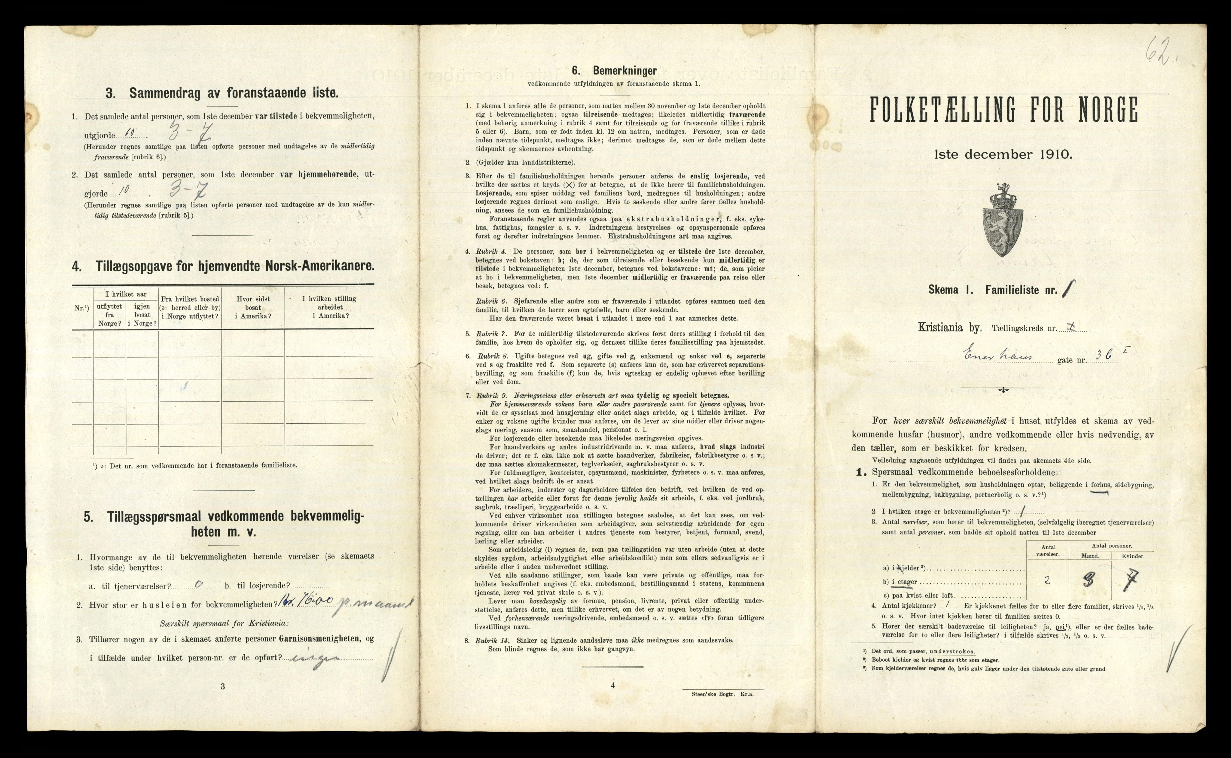 RA, 1910 census for Kristiania, 1910, p. 20803