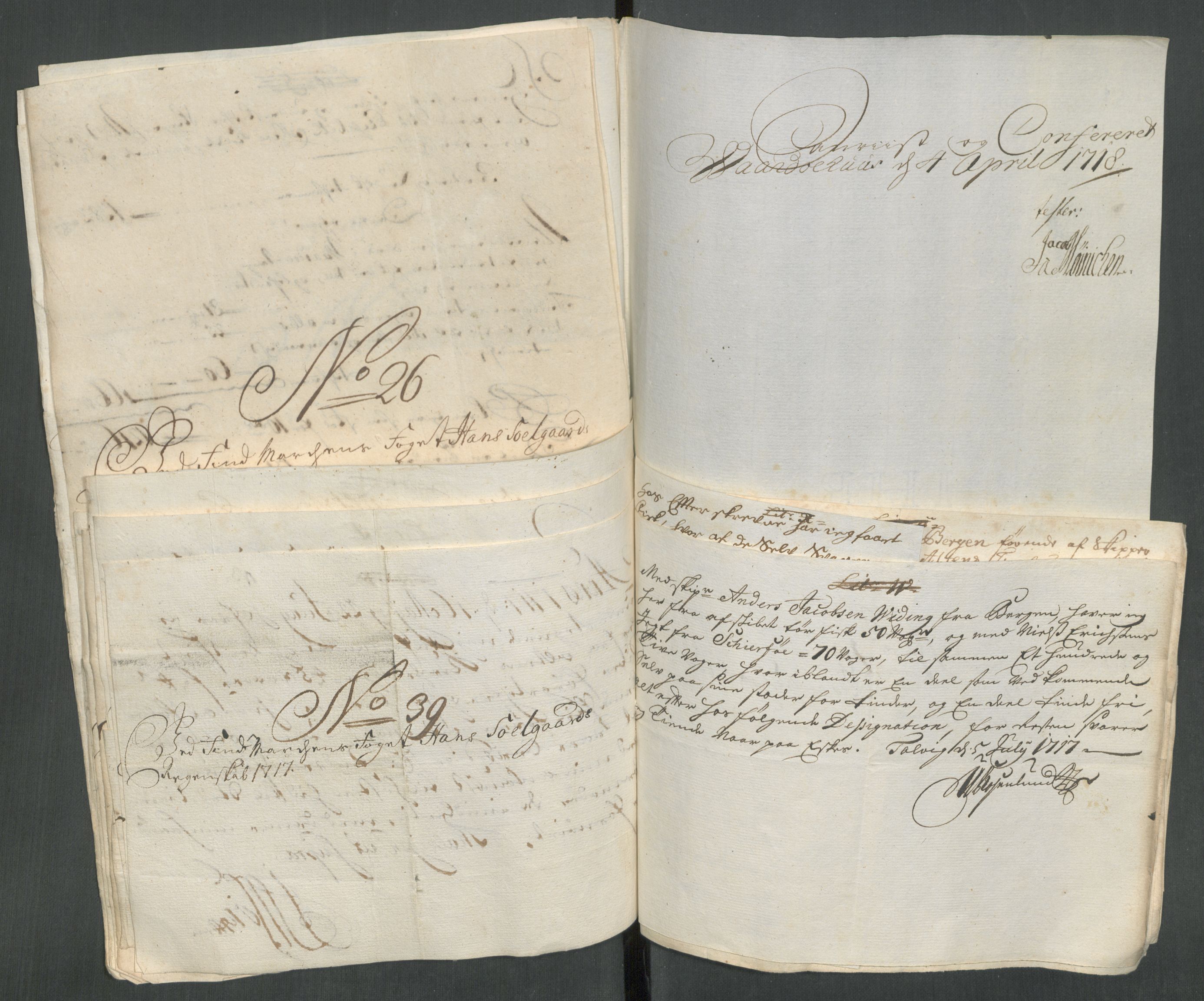 Rentekammeret inntil 1814, Reviderte regnskaper, Fogderegnskap, AV/RA-EA-4092/R69/L4857: Fogderegnskap Finnmark/Vardøhus, 1716-1718, p. 300