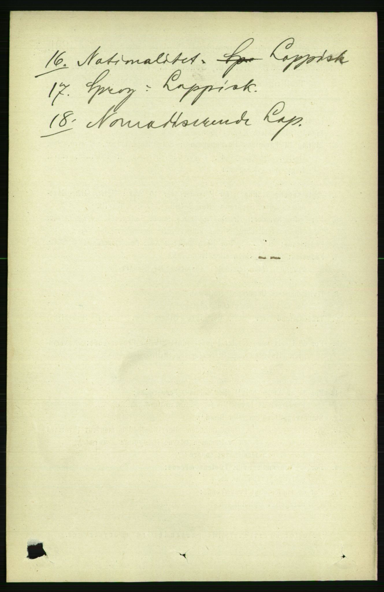 RA, 1891 census for 1736 Snåsa, 1891, p. 3264