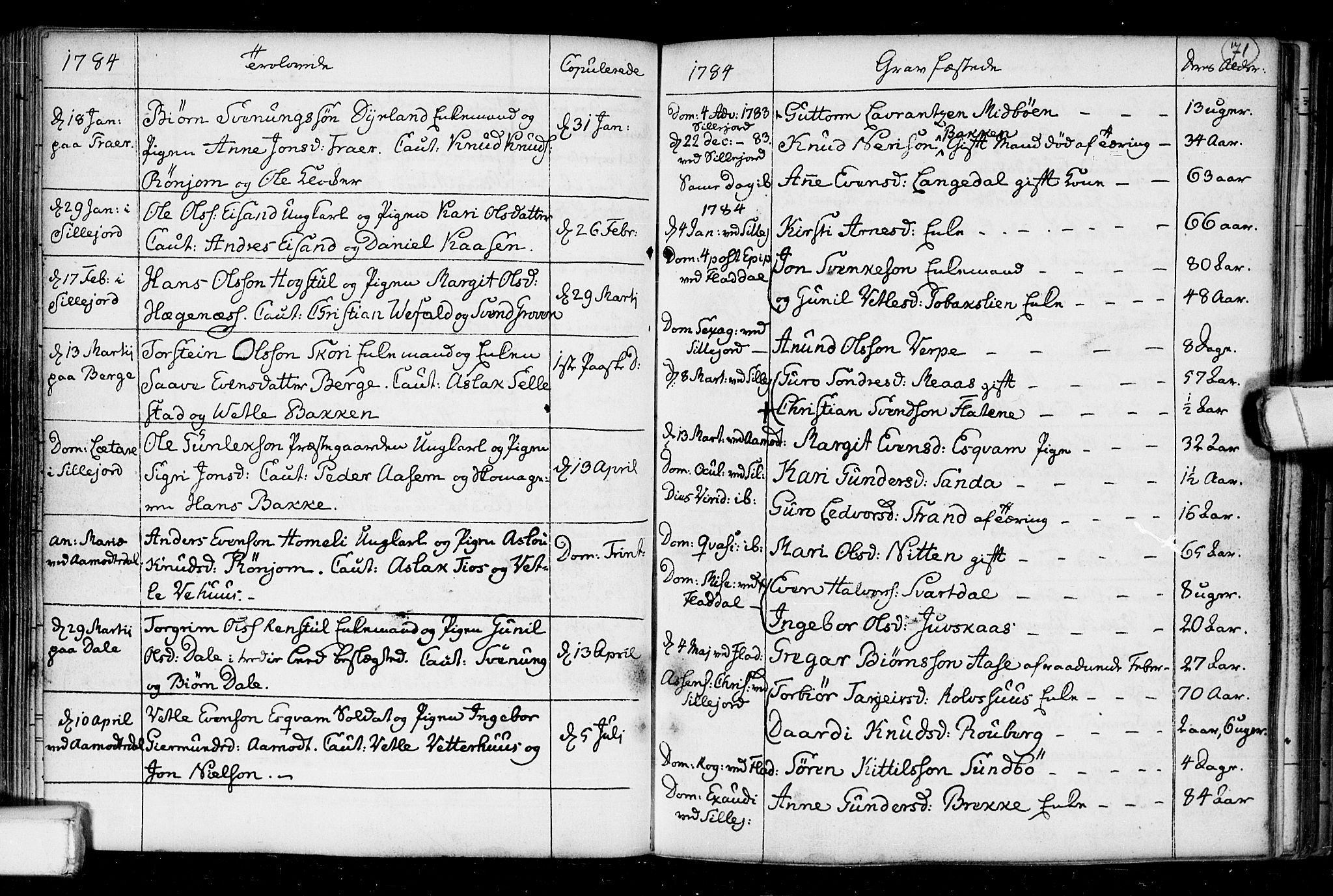 Seljord kirkebøker, SAKO/A-20/F/Fa/L0008: Parish register (official) no. I 8, 1755-1814, p. 71