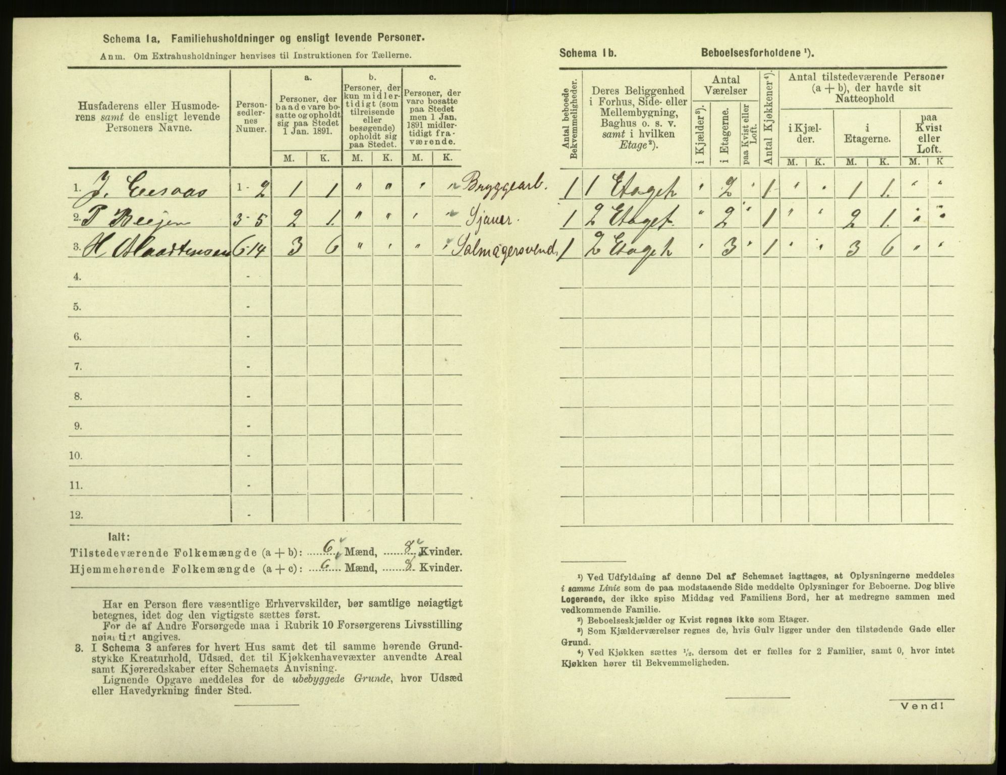 RA, 1891 census for 1601 Trondheim, 1891, p. 733