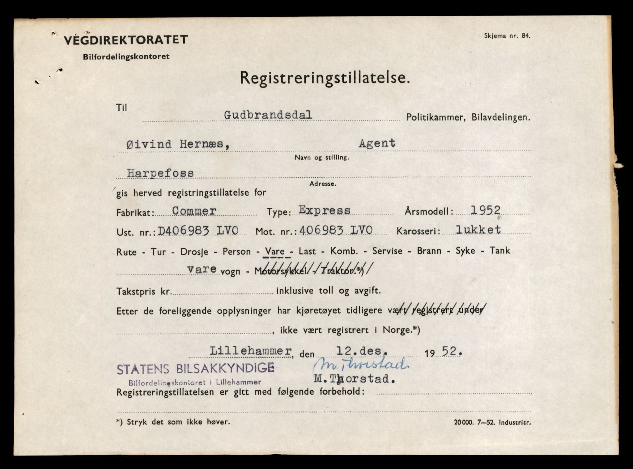 Møre og Romsdal vegkontor - Ålesund trafikkstasjon, AV/SAT-A-4099/F/Fe/L0046: Registreringskort for kjøretøy T 14445 - T 14579, 1927-1998